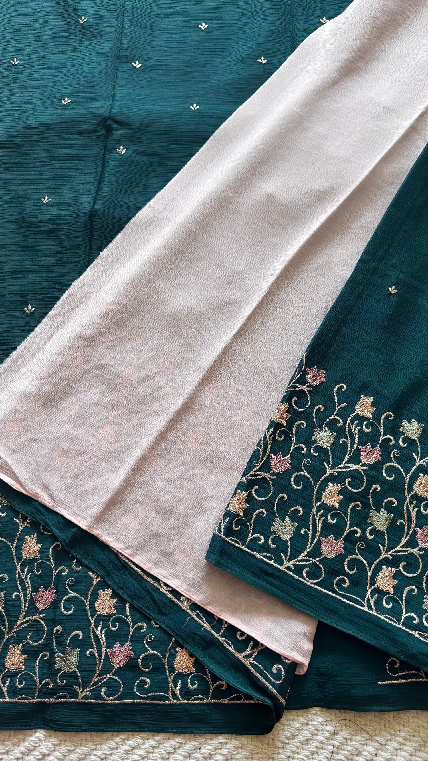 SUV4377-PEACOCKBLUE WITH BABYPINK