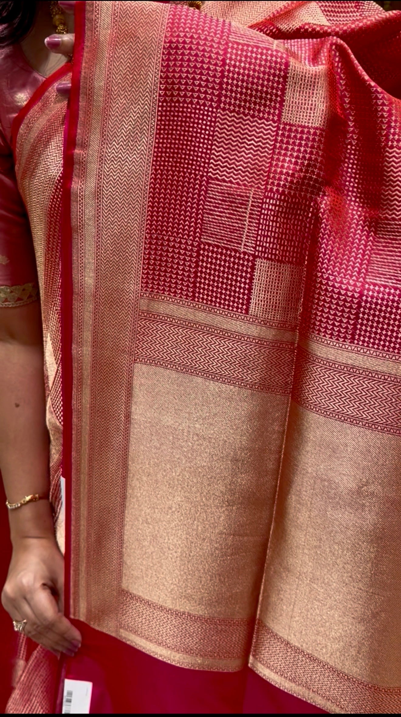 PSUV162 - RED PURE KATHAN SILK