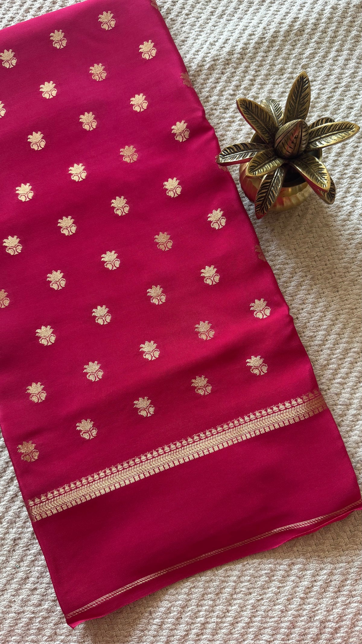 MYSORE CREPE SAREE SUV5858-PINK