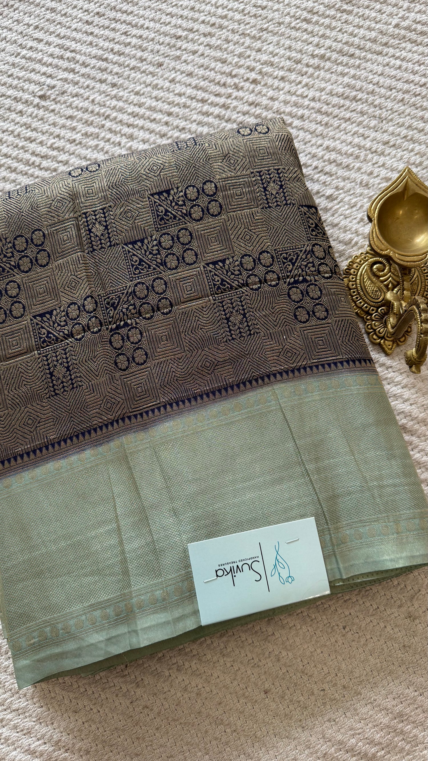 BANARASI GEORGETTE SUV5649-BLUE
