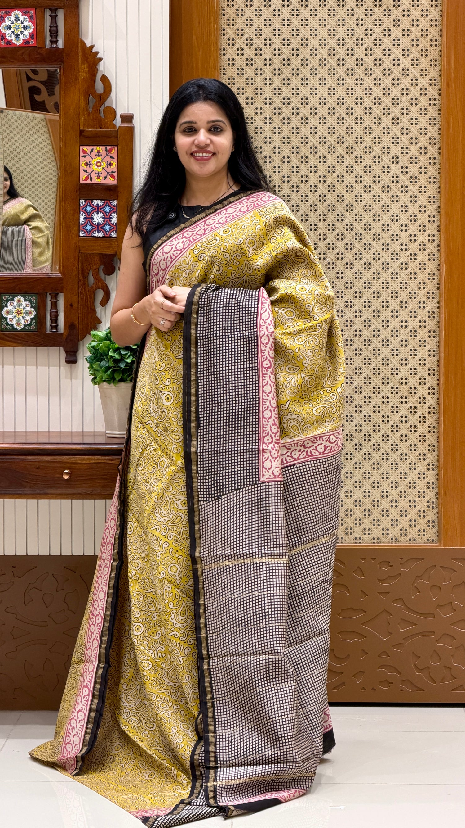 PURE CHANDERI SILK COTTON SUV4907