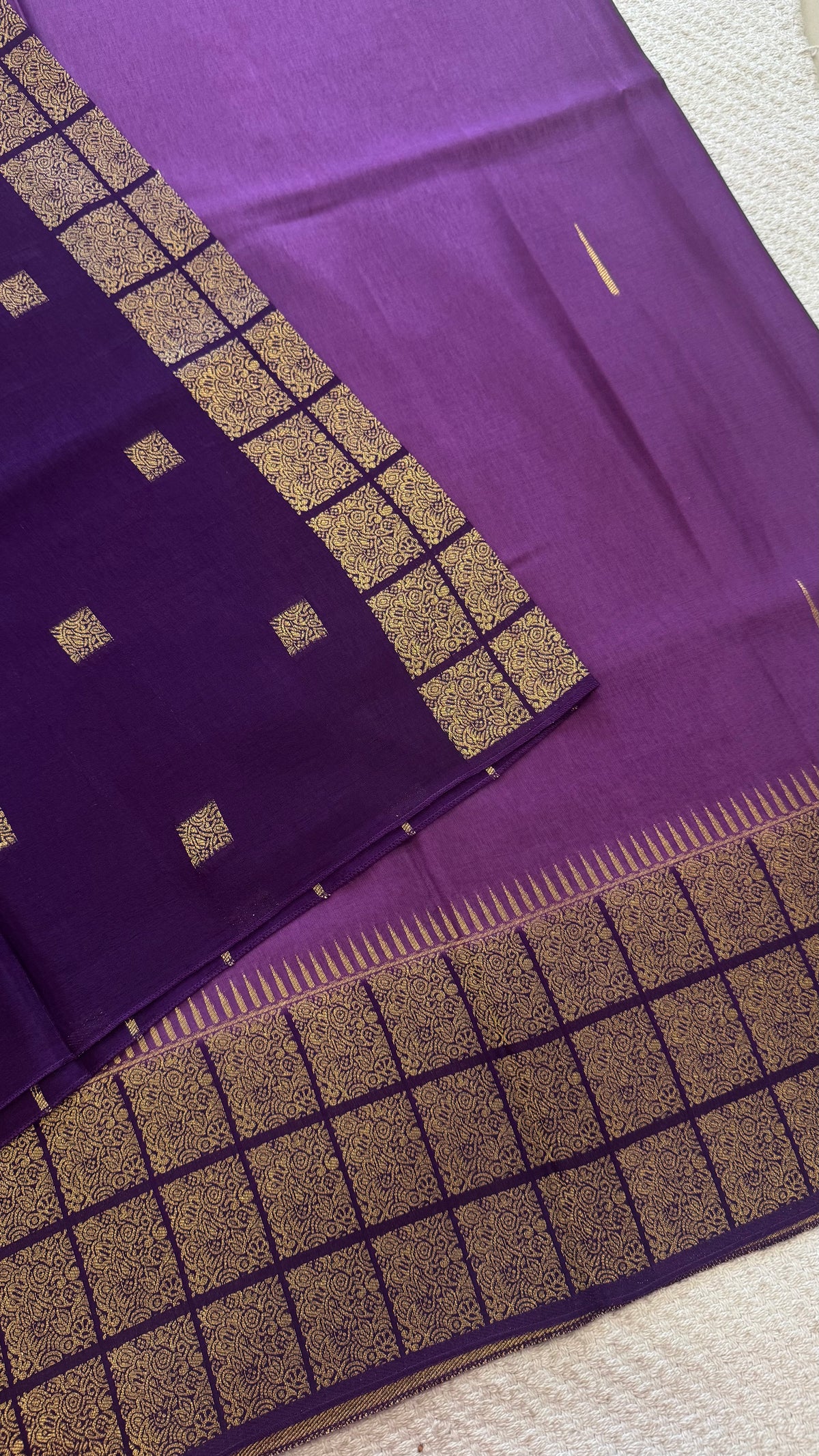 DOLA CREPE SILK SAREE SUV5872-LAVENDER