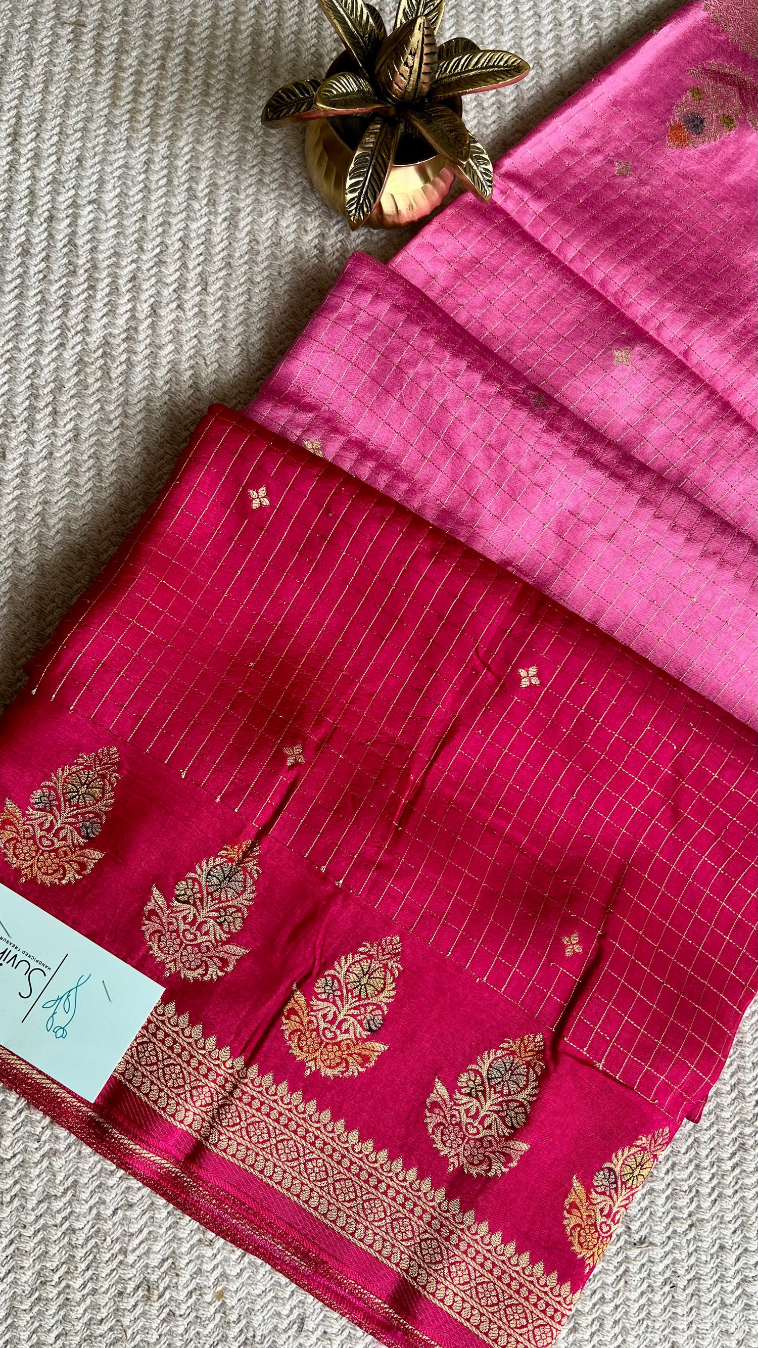 CREPE SILK SAREE SUV5288-PINK