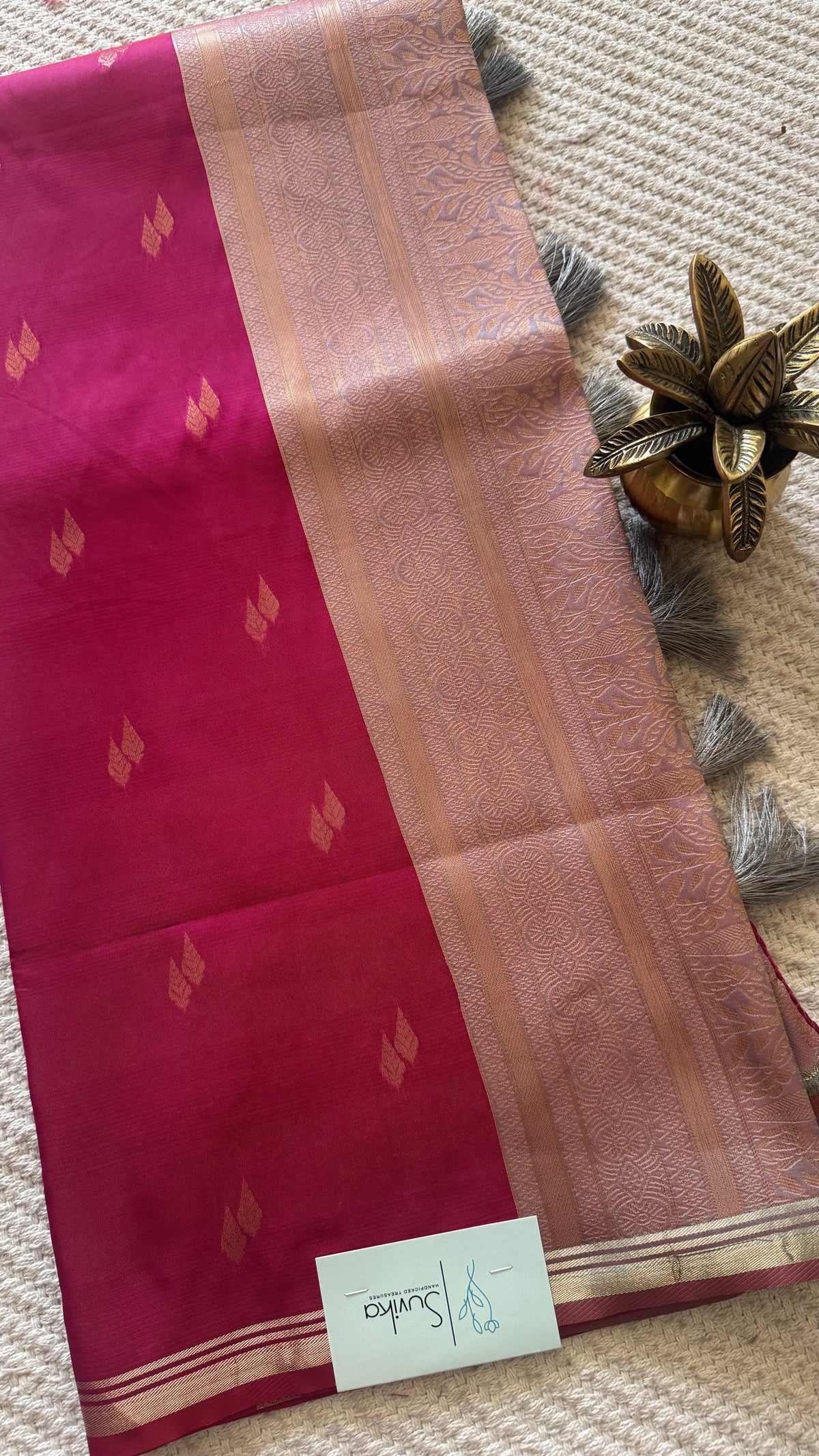 SEMI SOFT SILK SAREE SUV5923-PINK