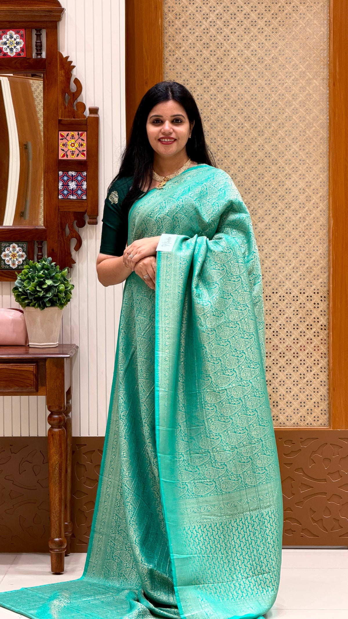 CRUSH GEORGETTE SUV5782-RAMAGREEN
