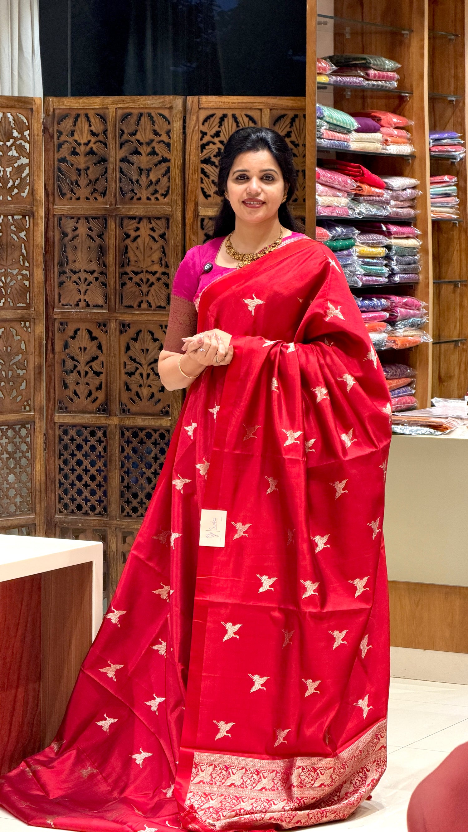 PURE BANARASI SOFT SILK PSGM427-RED