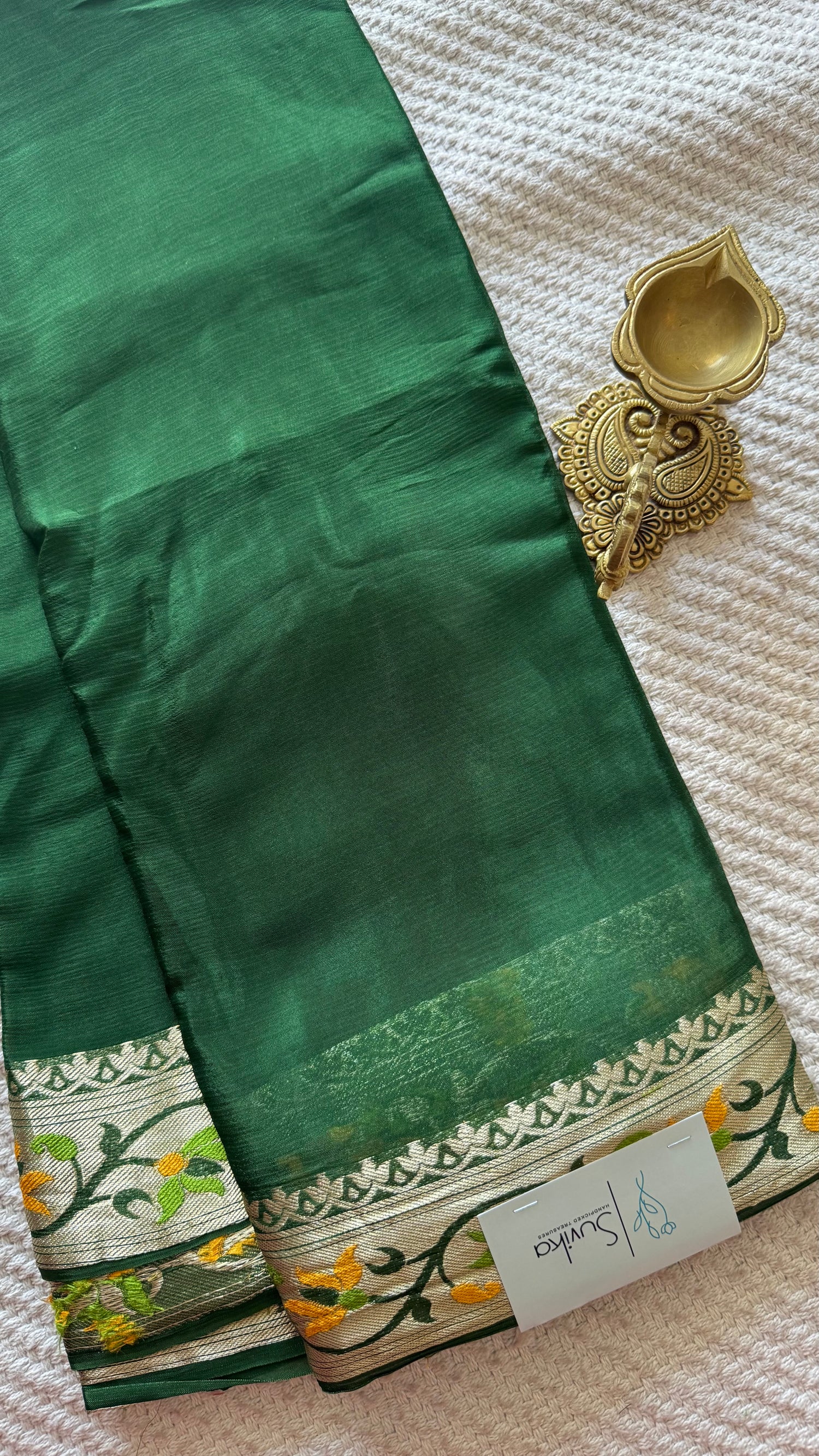 CREPE SILK SUV5777-BOTTLEGREEN