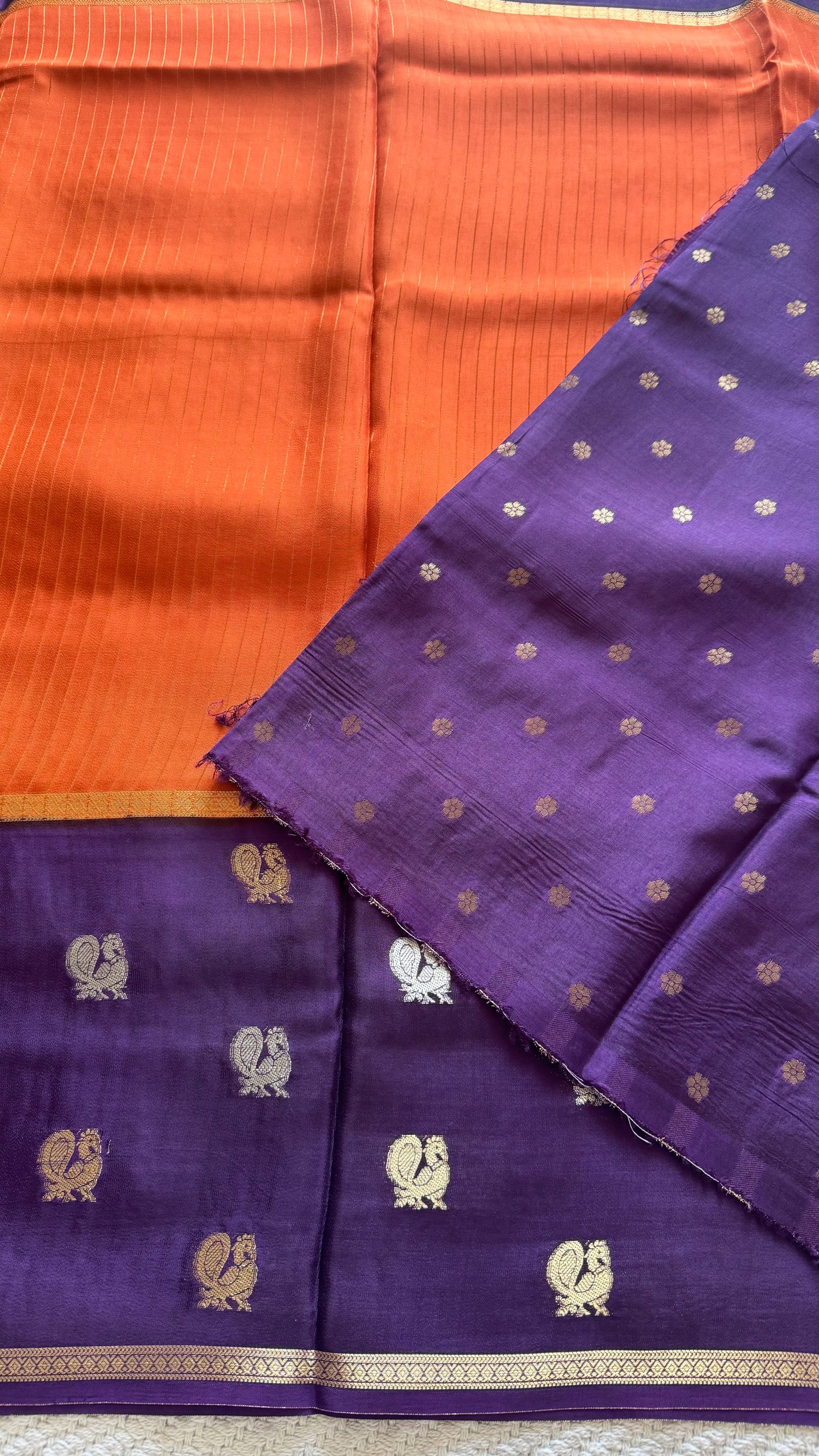 SUV4803-ORANGE WITH PURPLE