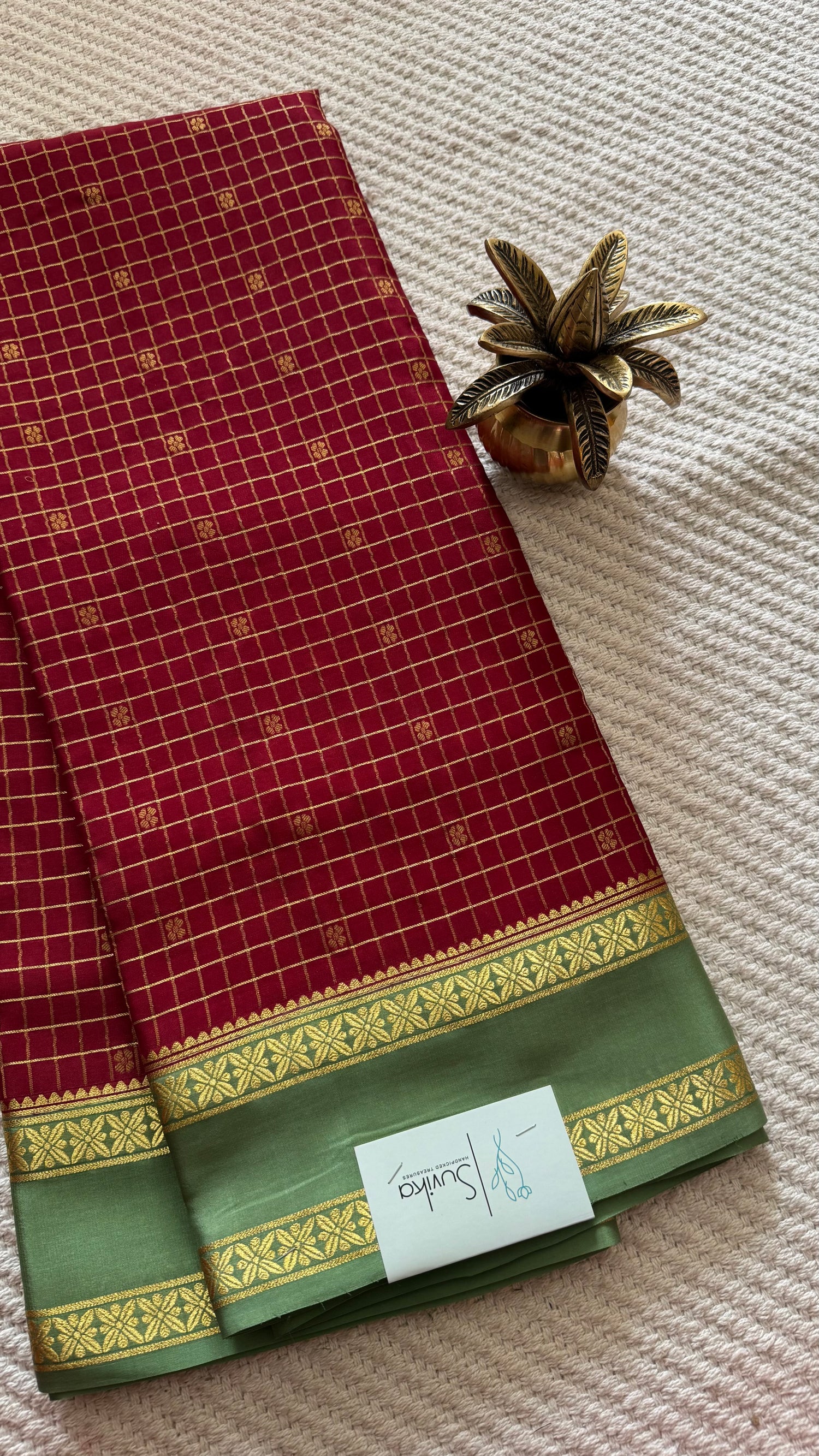 PSUV239-MAROON WITH SEAGREEN