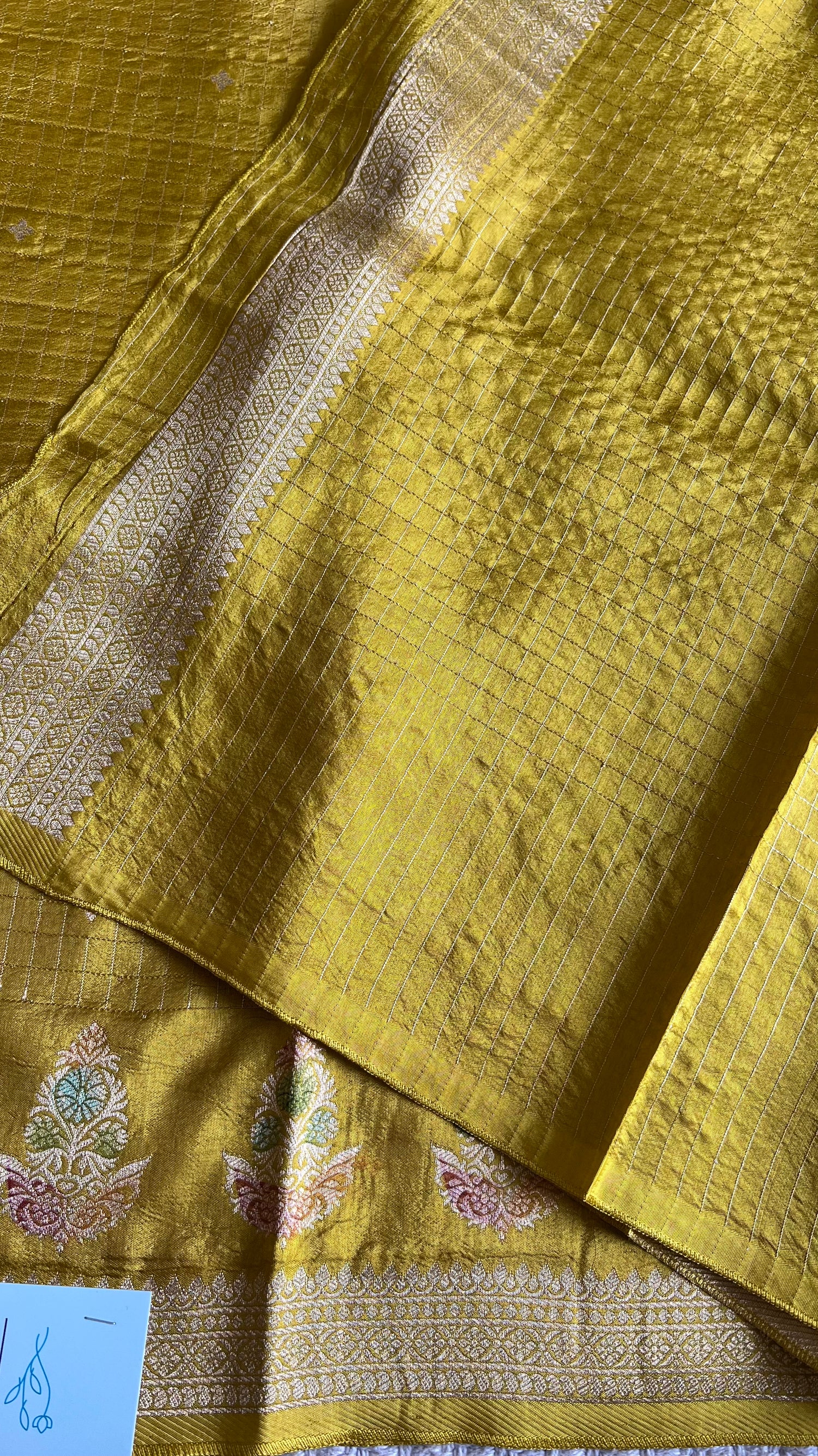 CREPE SILK SAREE SUV5288-YELLOW
