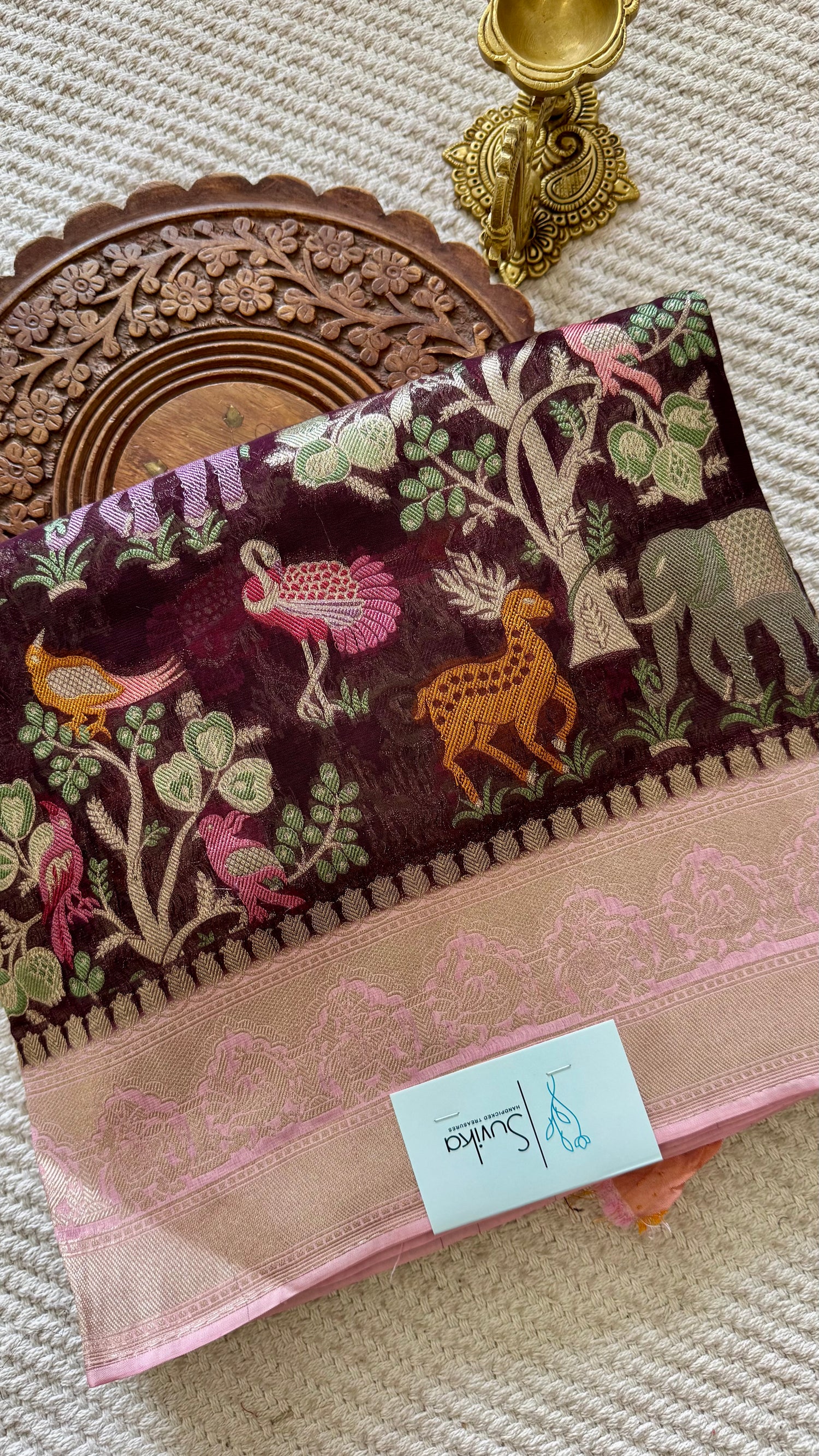 SUV5157-WINE WITH PINK