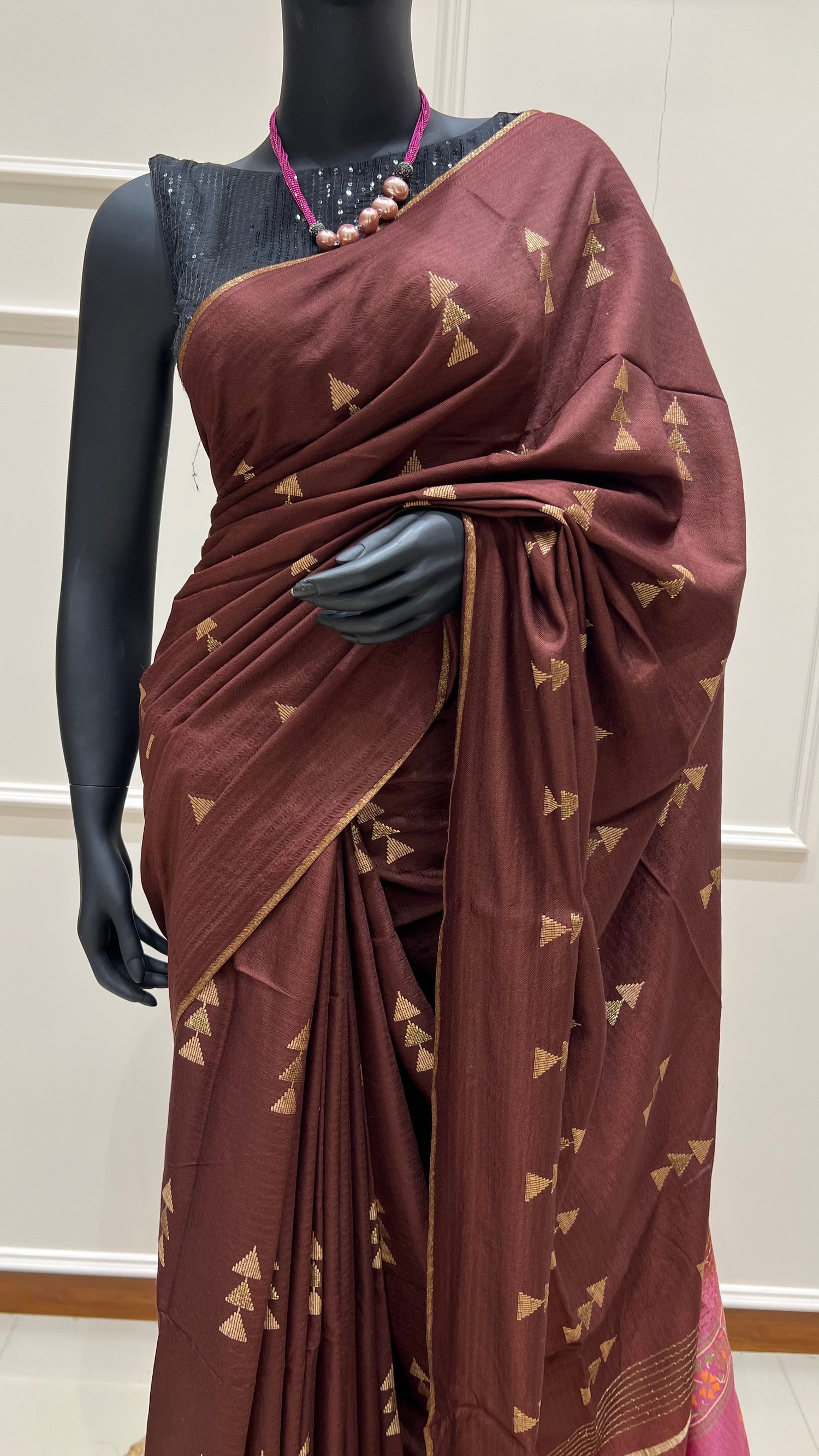 SUV3925-COFFEEBROWN WITH ONIONPINK