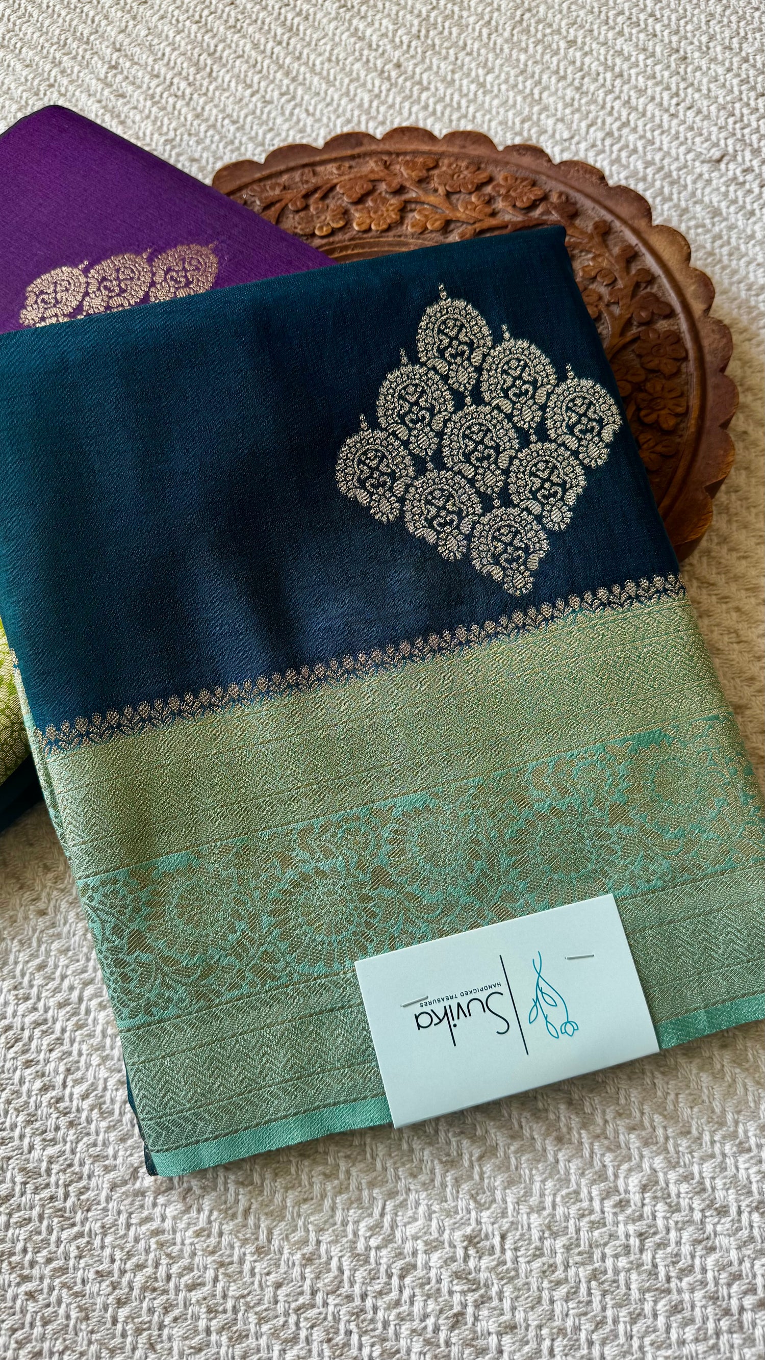 SUV4378-PEACOCKBLUE WITH BABYBLUE