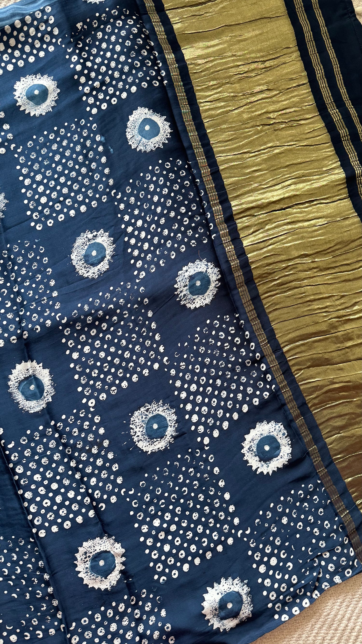 SATIN SILK SUV5038-BLUE