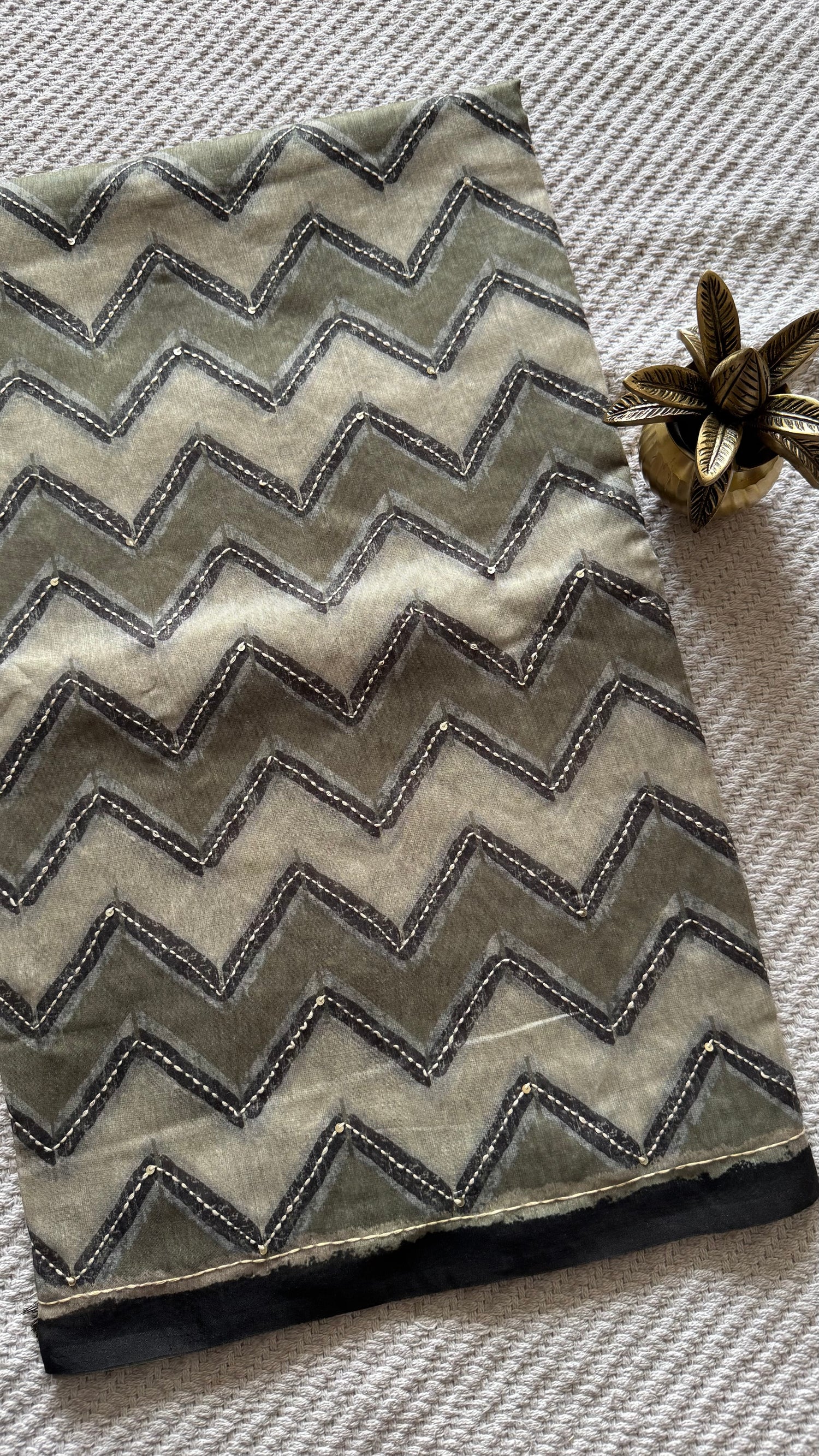 VISCOSE TUSSER SUV4977-MEHENDIGREEN