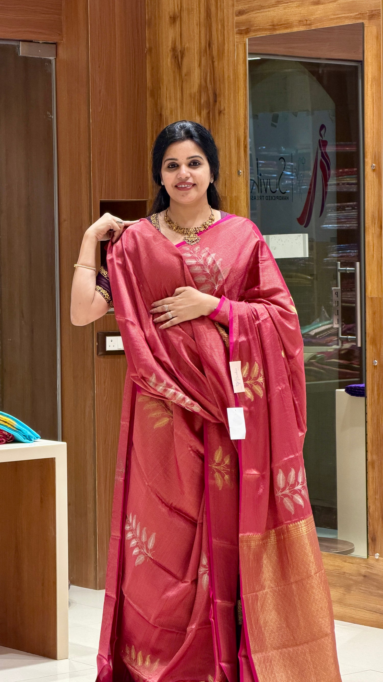 PURE MYSORE CREPE PSH101-PINK