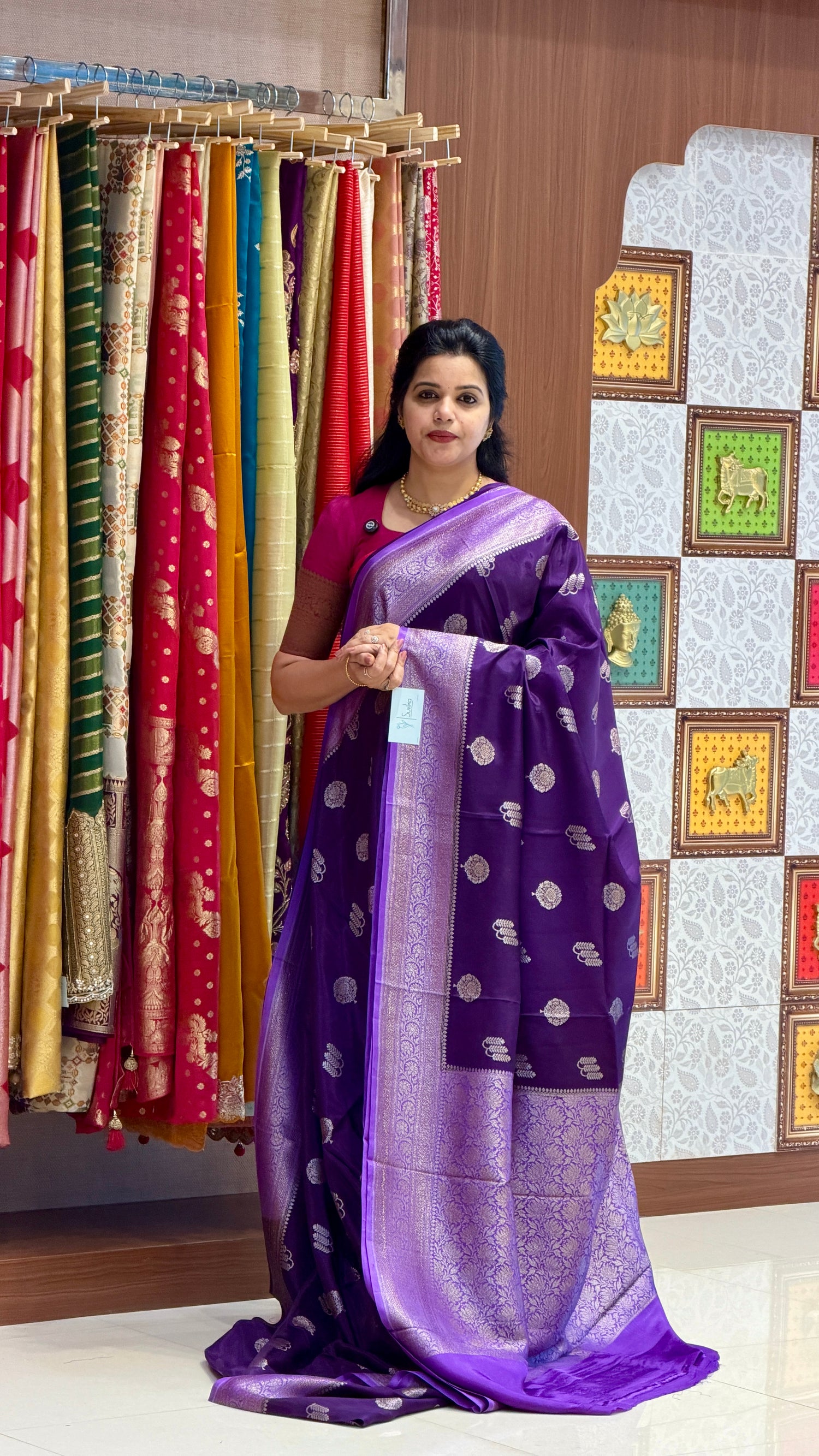 CREPE SILK SUV5695-PURPLE