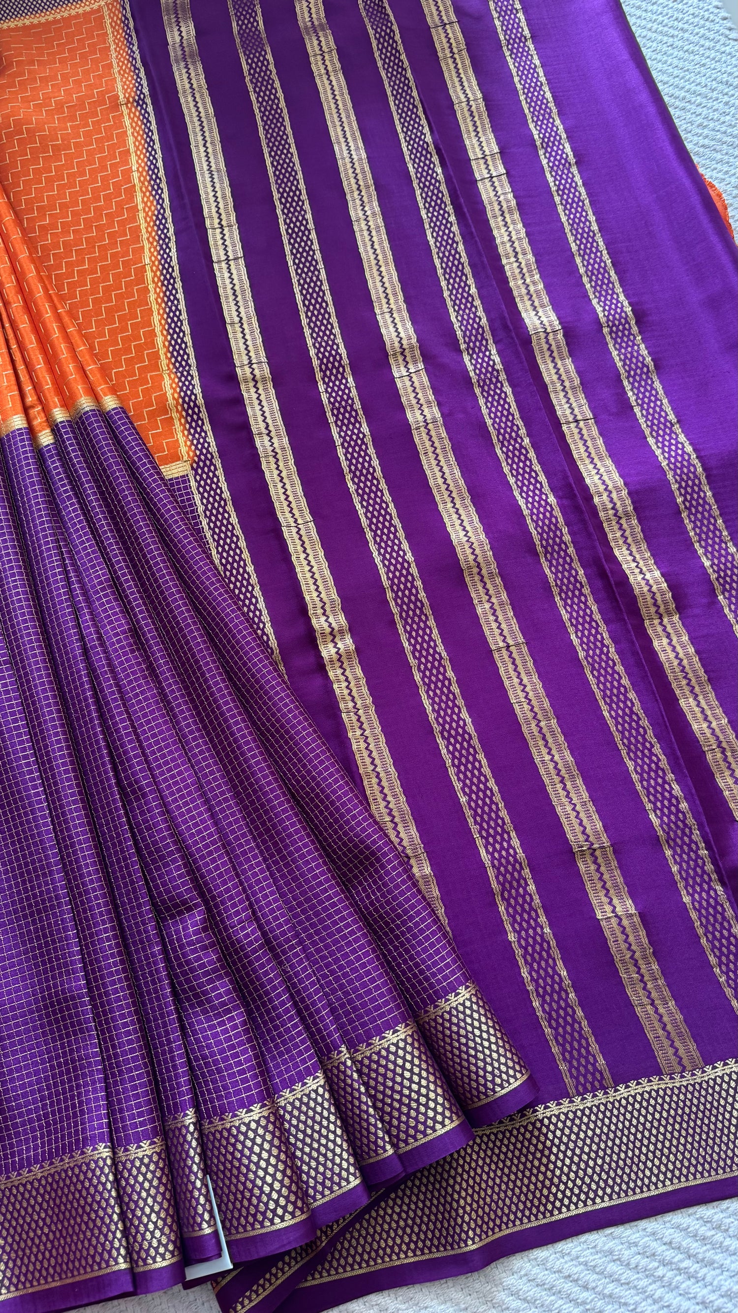 PSUV218-ORANGE WITH PURPLE