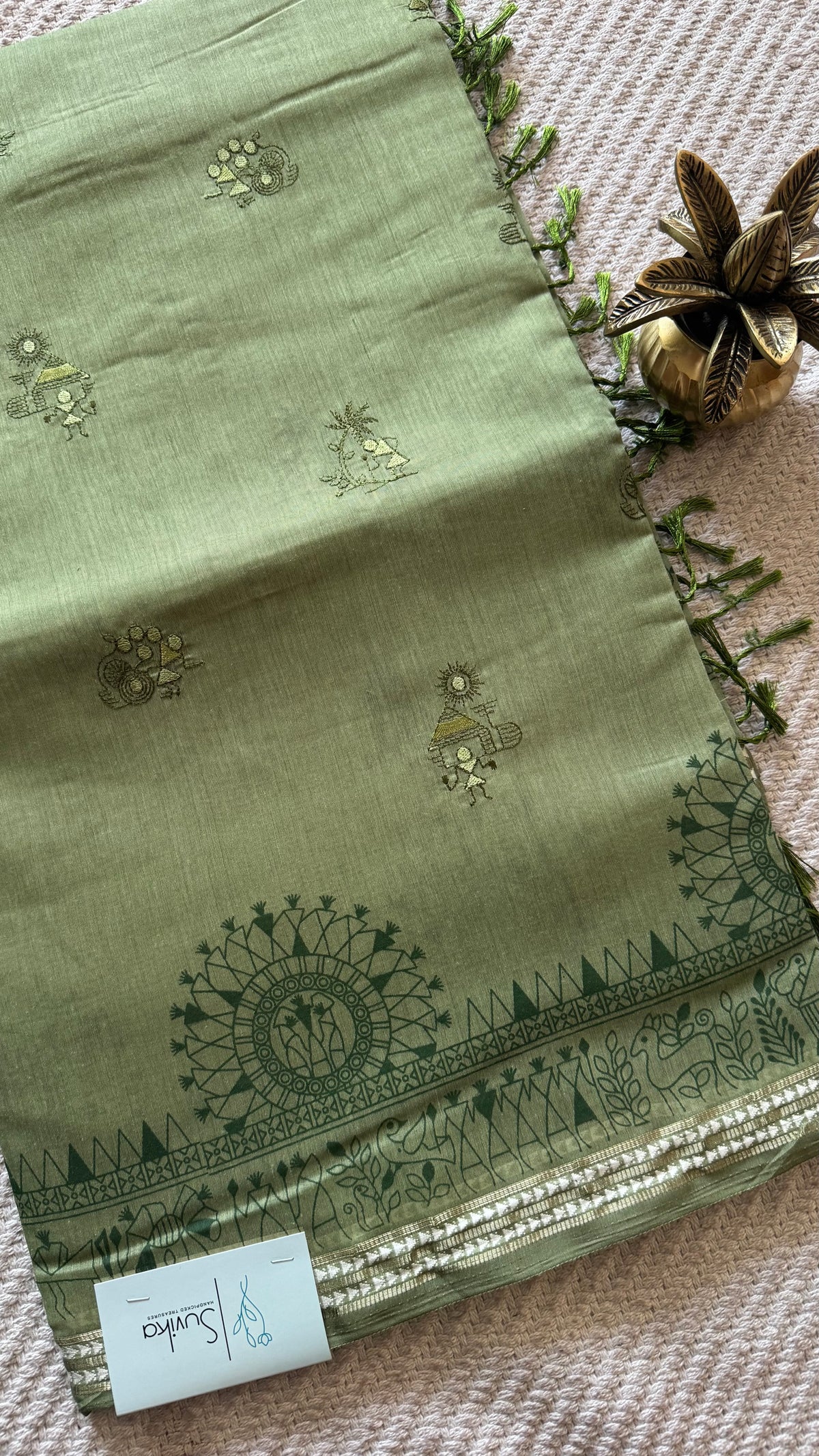SILK COTTON SUV5532-GREEN