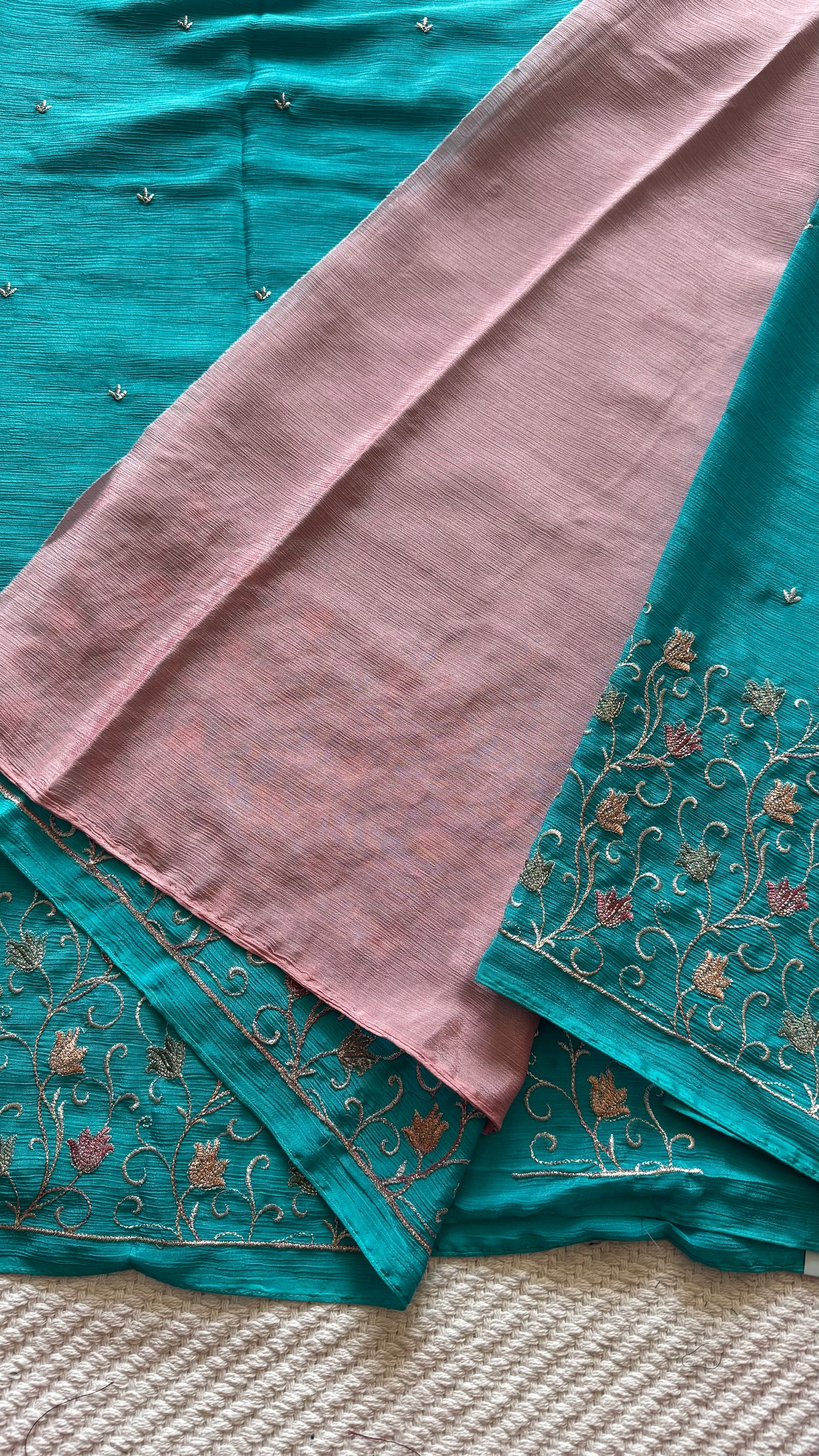SUV4377-RAMABLUE WITH BABYPINK
