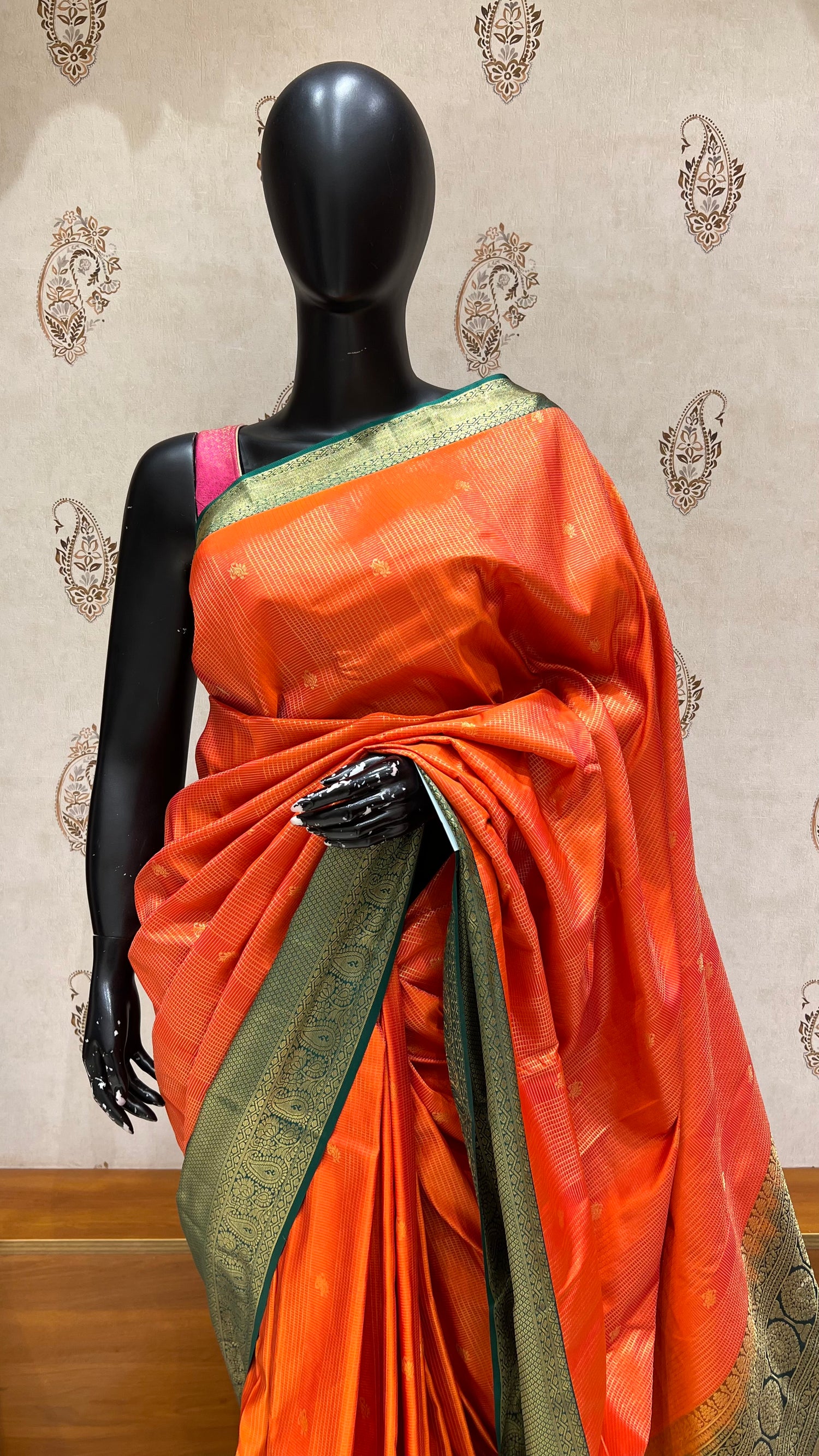 KANJIVARAM SILK SAREE SUV5611-RED