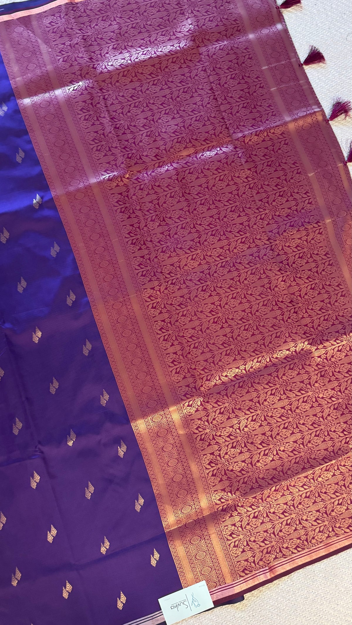 SEMI SOFT SILK SAREE SUV5923-PURPLE