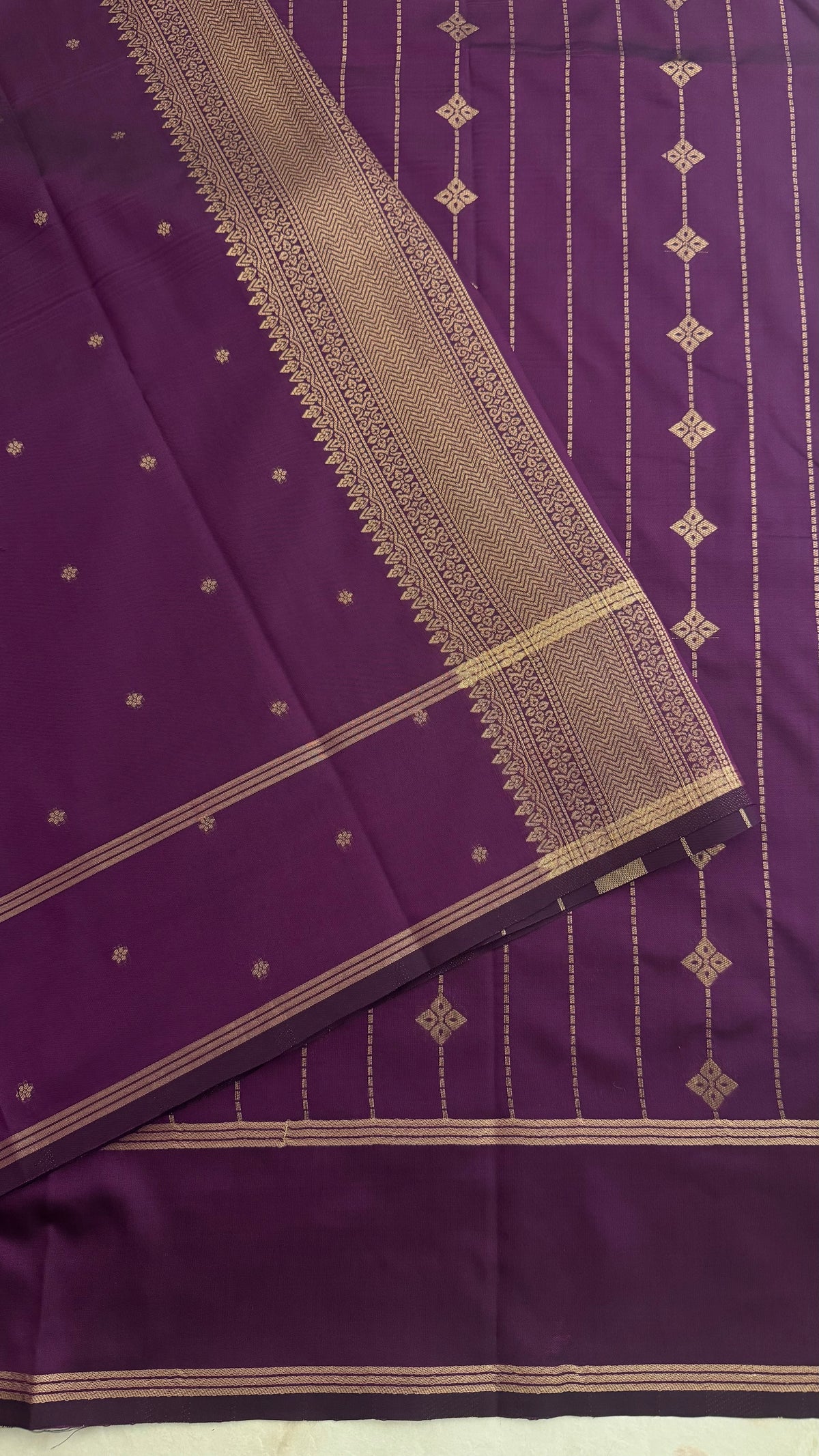 SEMI SILK SAREE SUV5810-PURPLE