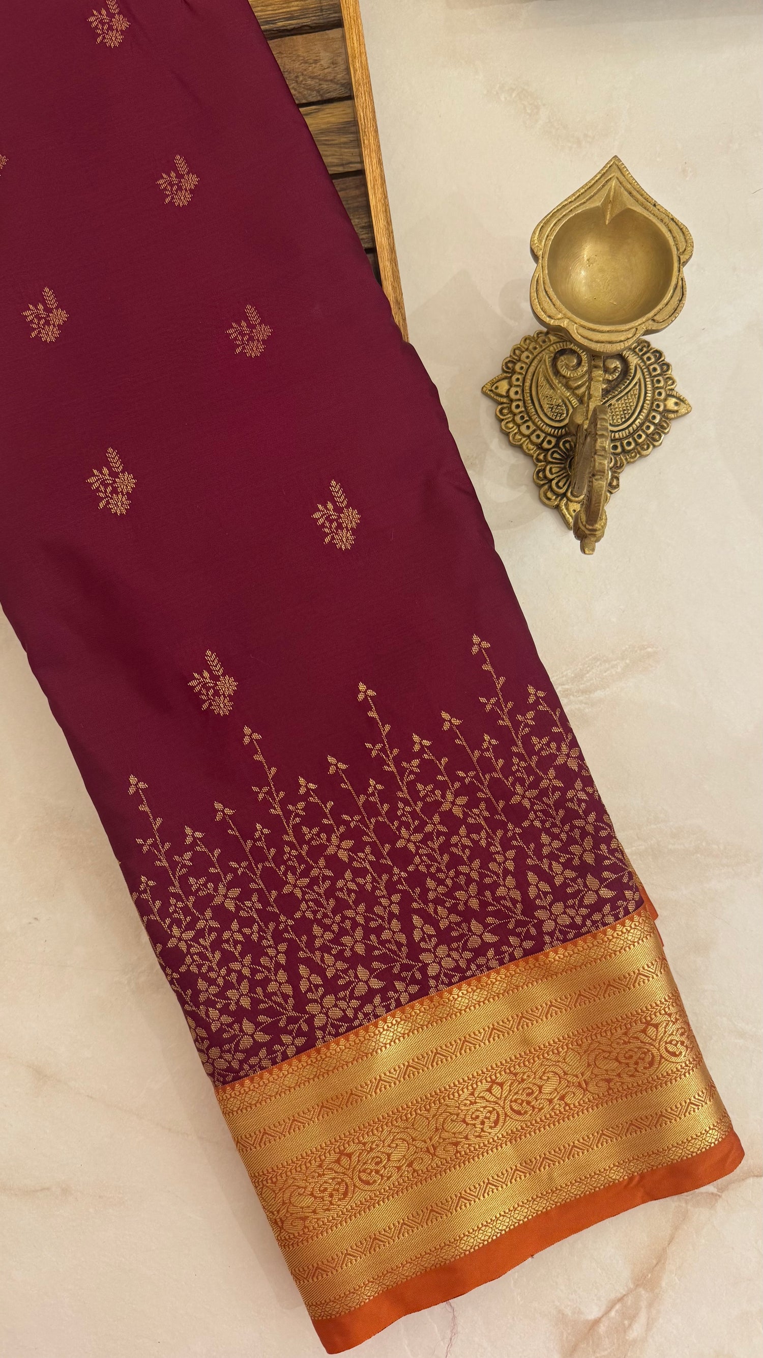 KANJIVARAM SILK SAREE SUV5616-WINE
