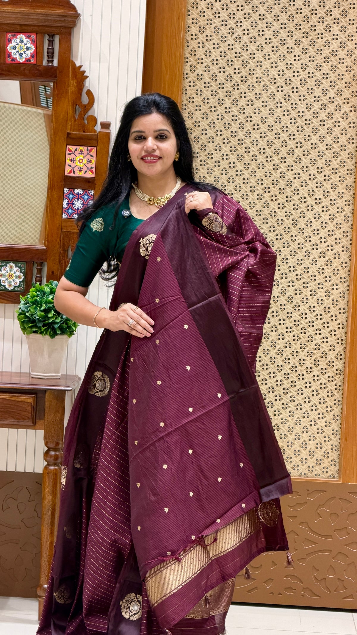 BANARASI SILK SUV5734-COFFEEBROWN