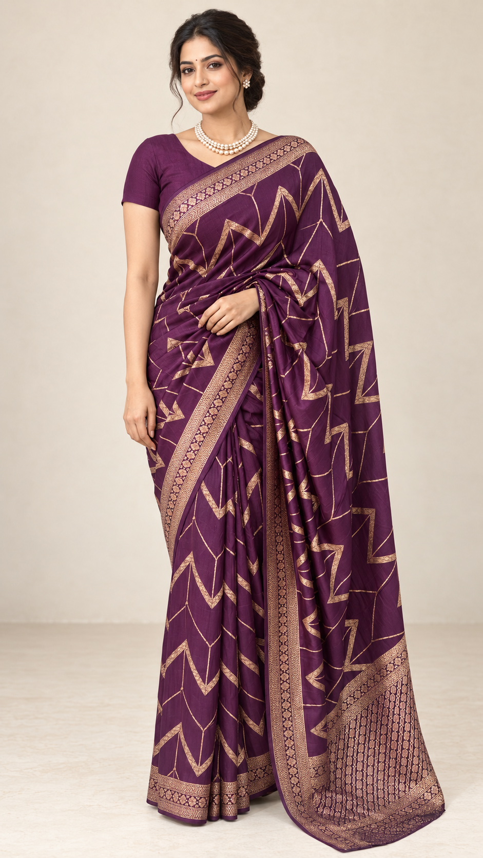 JUTE TUSSER SUV5847-GRAPE