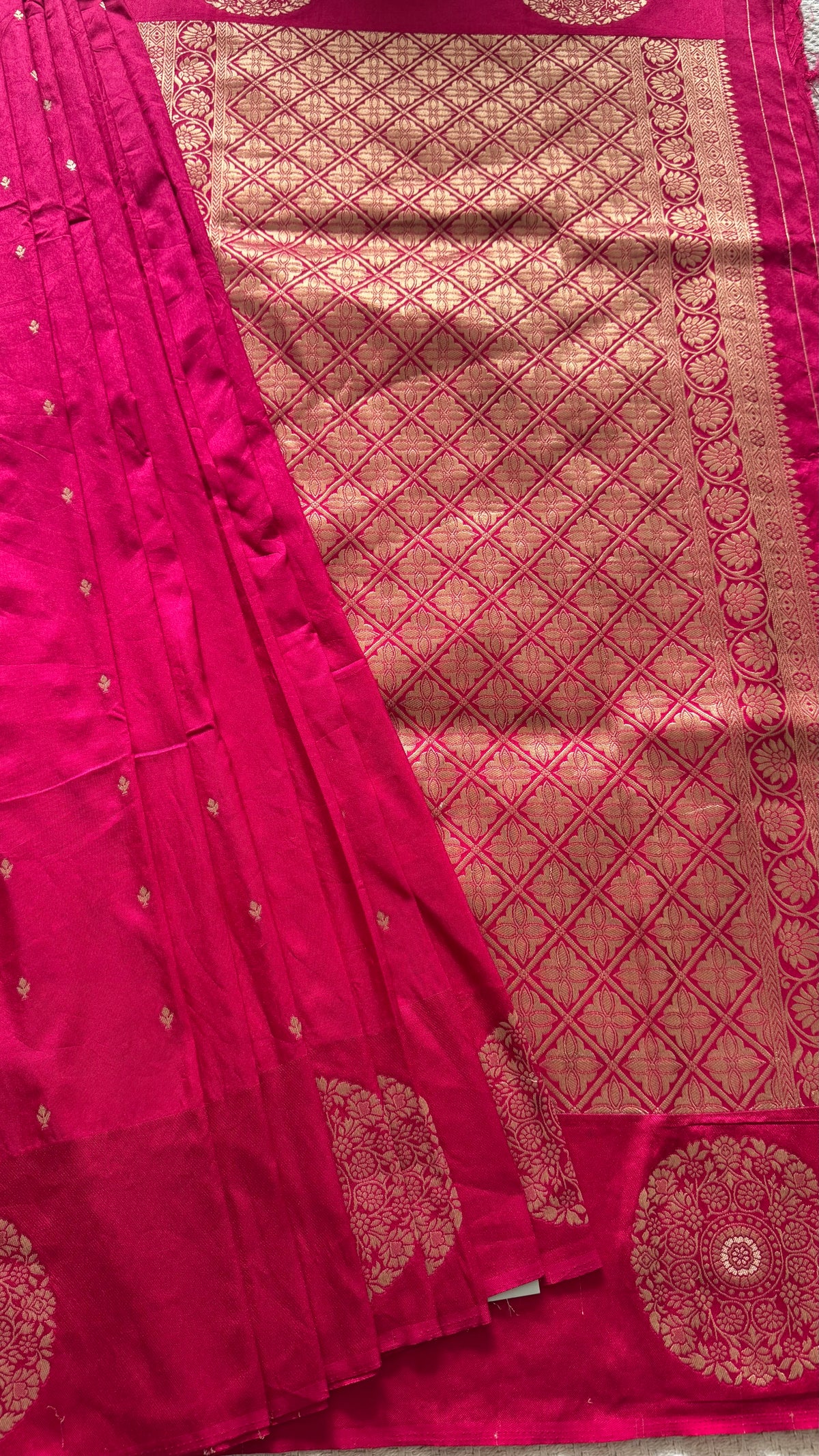 CREPE SILK SAREE SUV5837-PINK