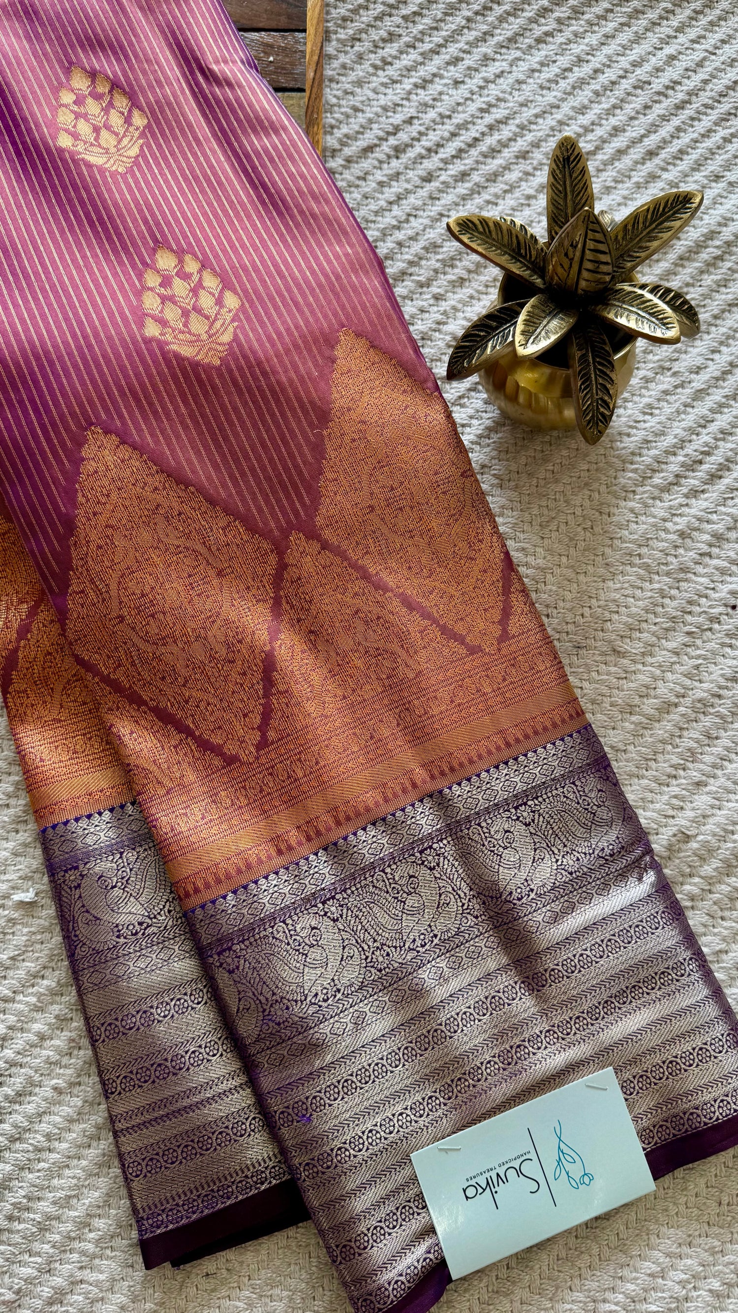KANJIVARAM SILK SAREE SUV5614-ONIONPINK
