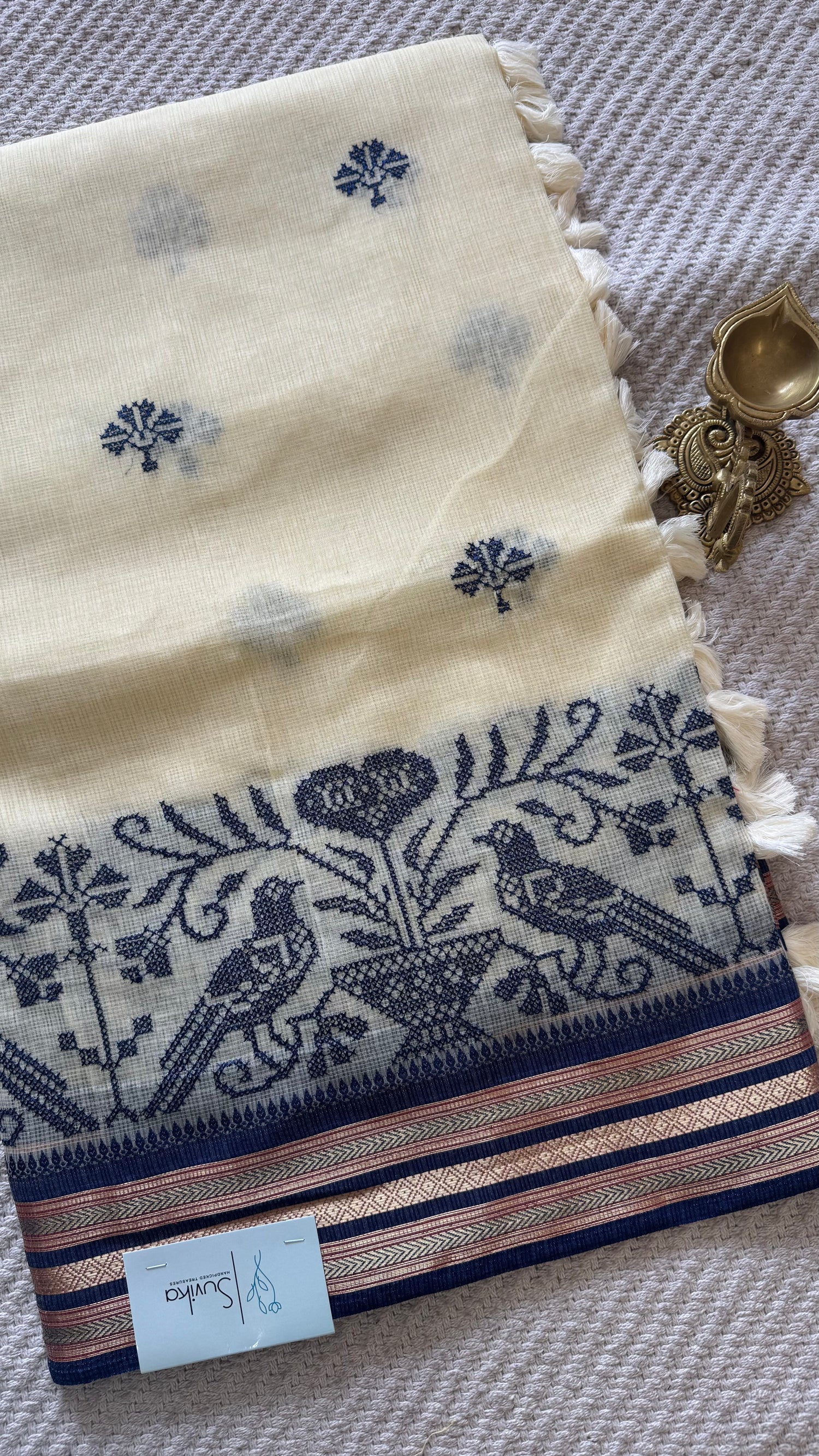 KOTA SILK SAREE SUV5510-BLUE