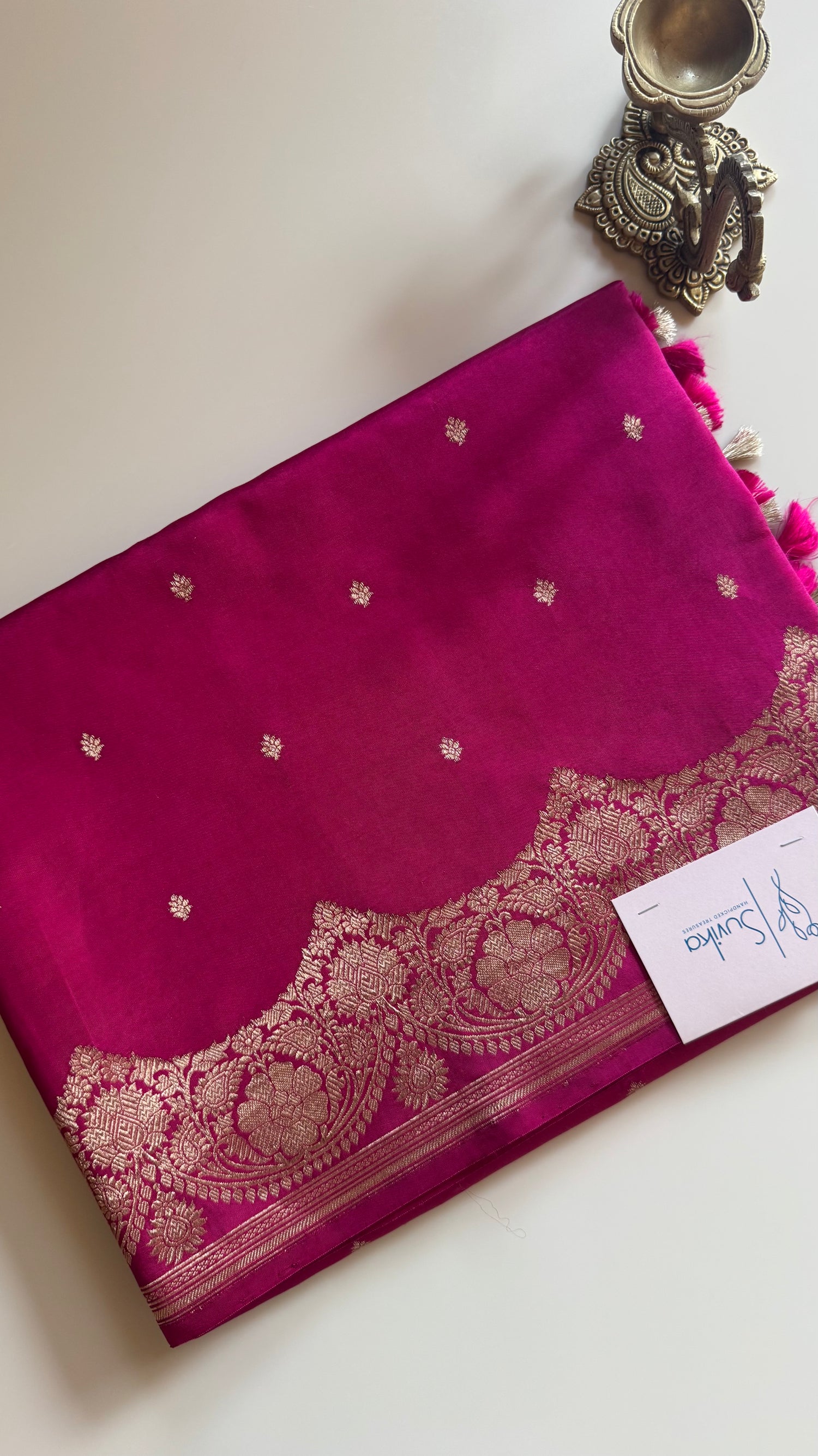 PURE BANARASI  SILK  PSGM450-PINK
