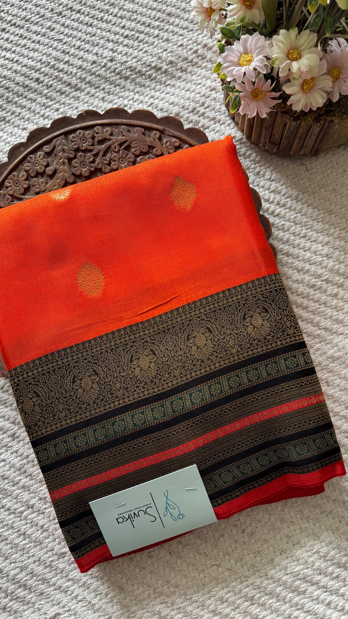 KANCHI CRAPE SUV5606-ORANGE