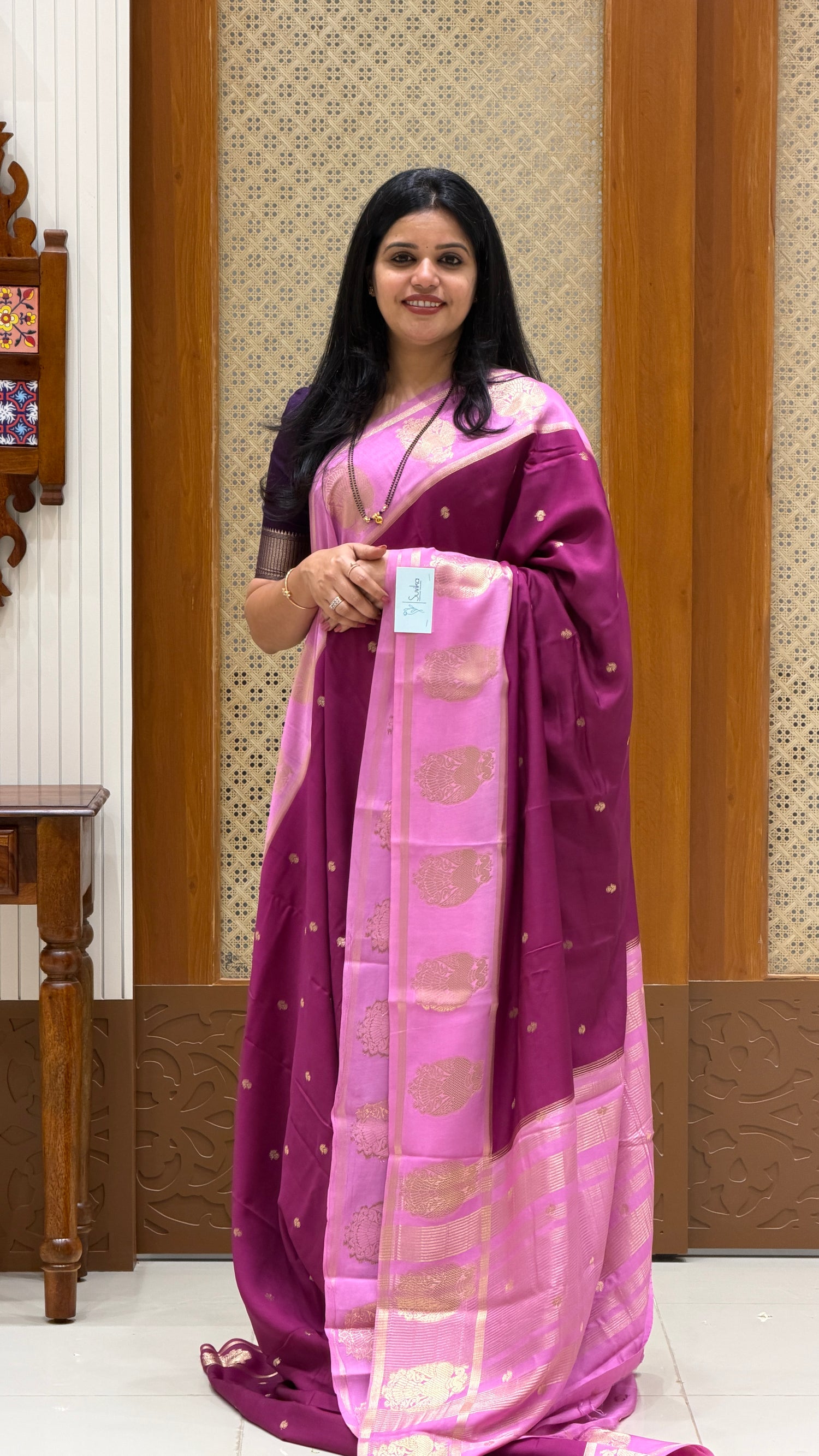 SUV4797-MAGENTA WITH BABYPINK