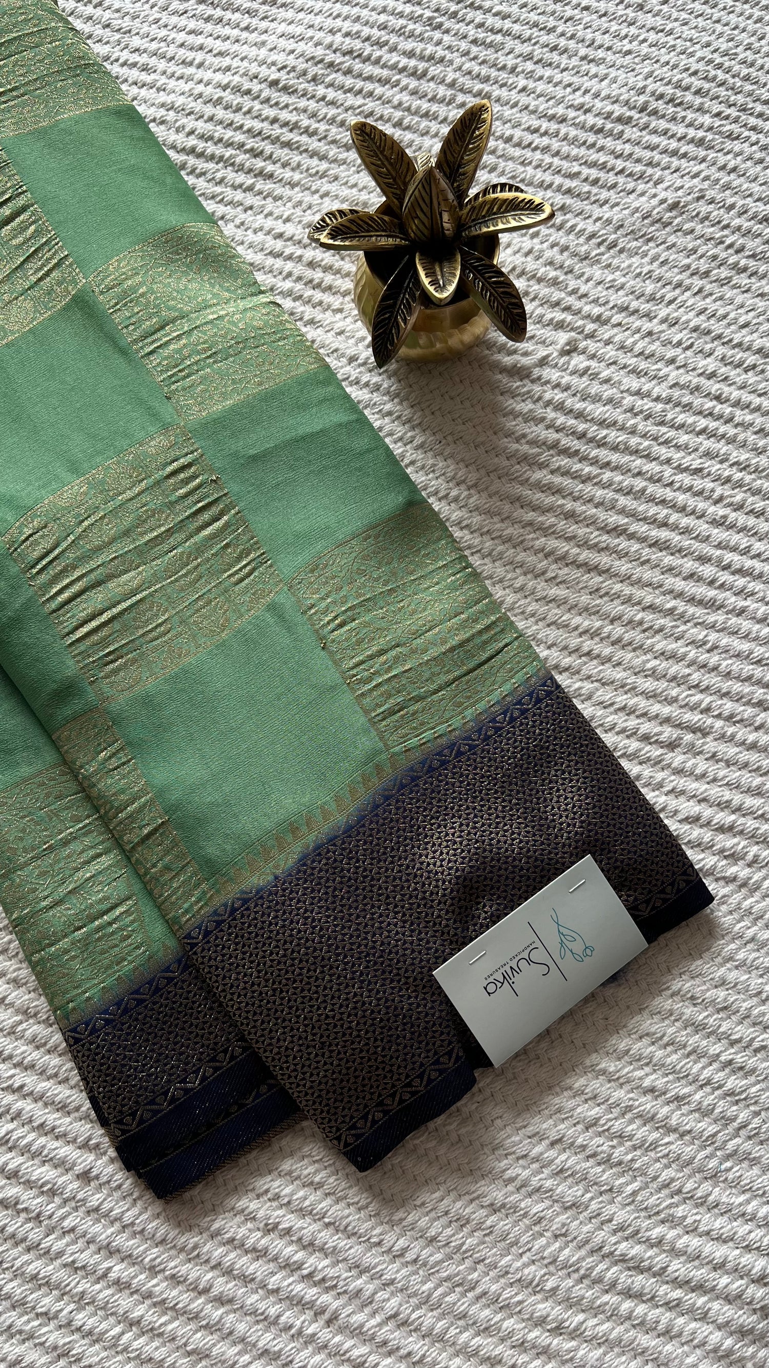SUV4103-SEAGREEN WITH BLUE