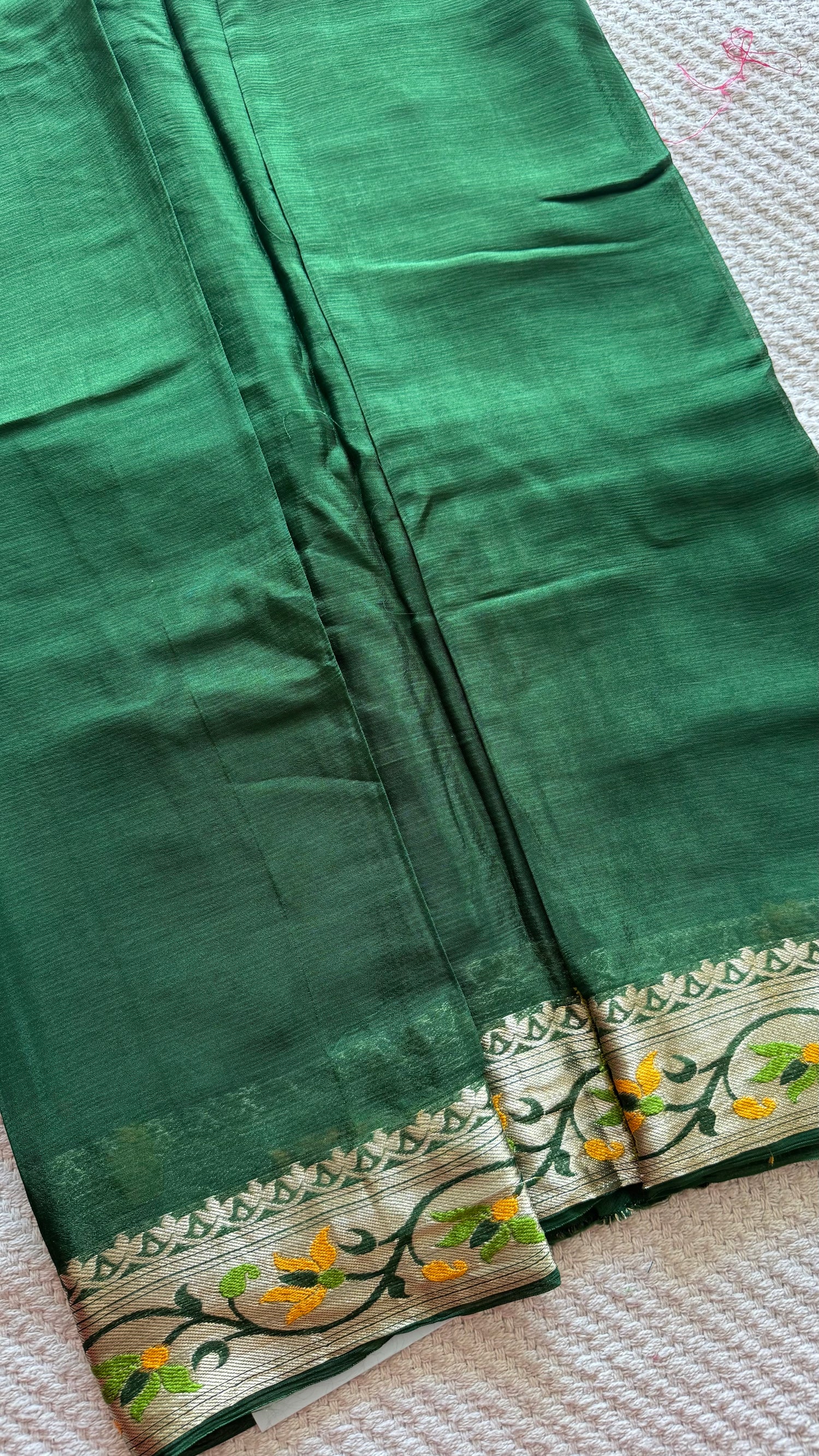 CREPE SILK SUV5777-BOTTLEGREEN