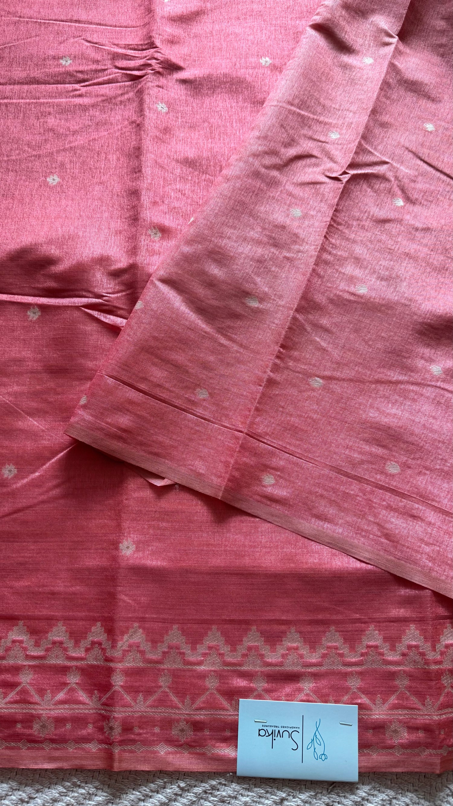 TUSSER SILK SUV5671-PEACH