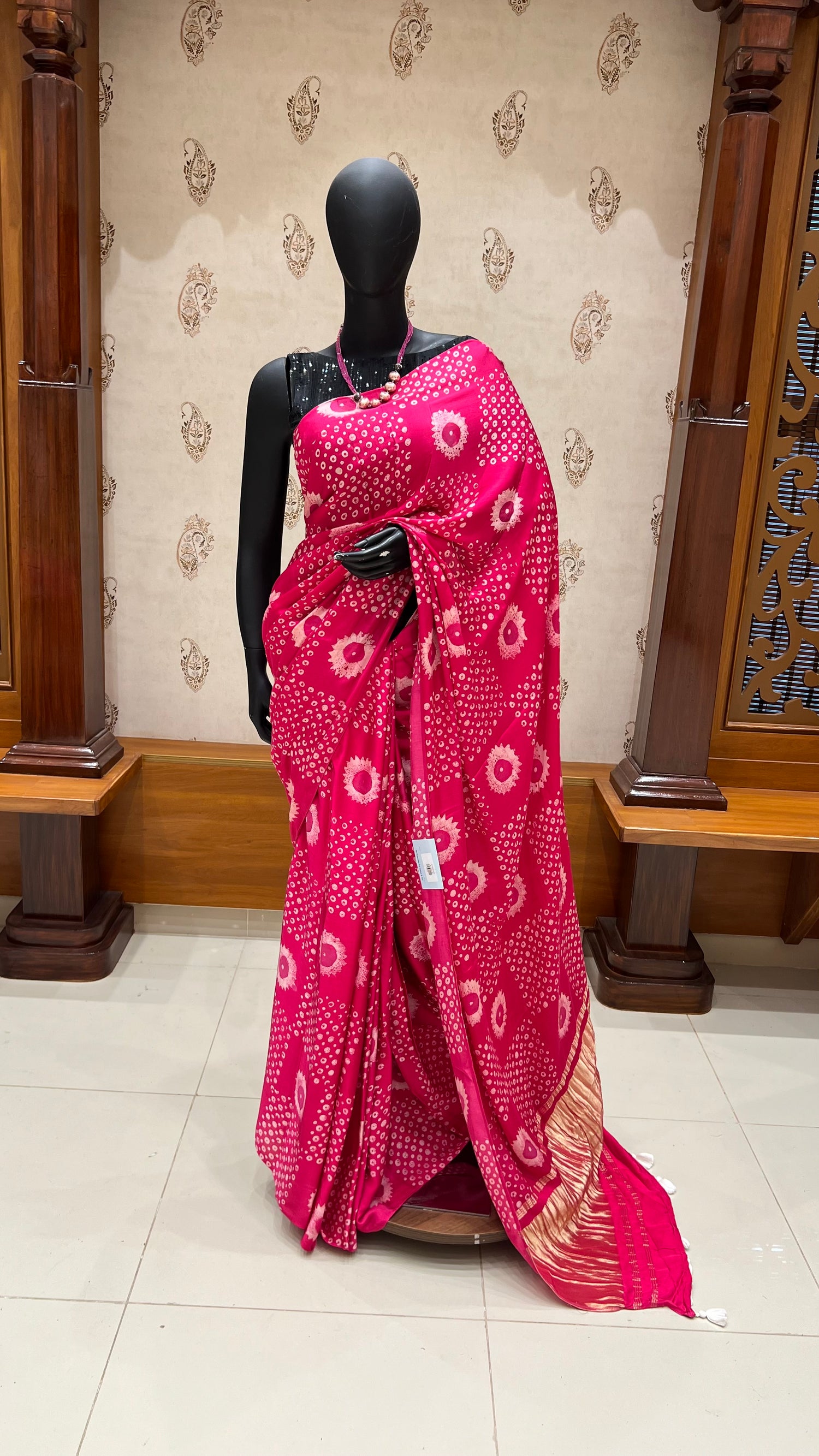 SATIN SILK SUV5038-PINK