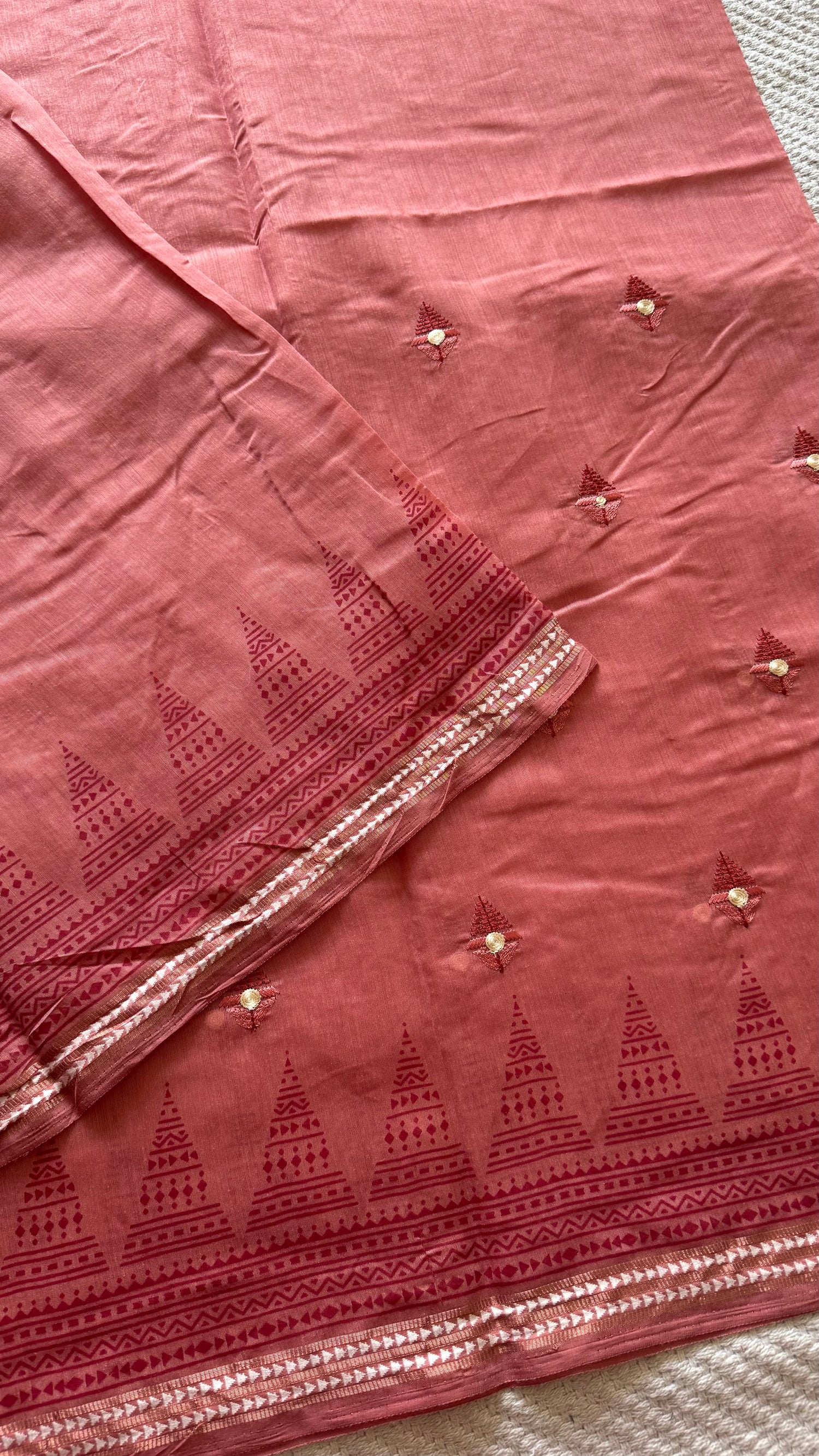 TUSSER SILK SUV5533-PINK