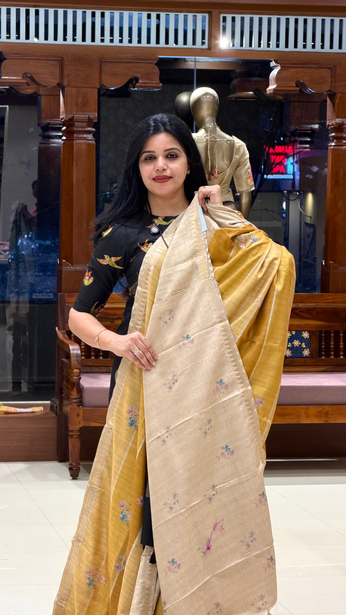MUNGA COTTON SUV5442-MUSTARD