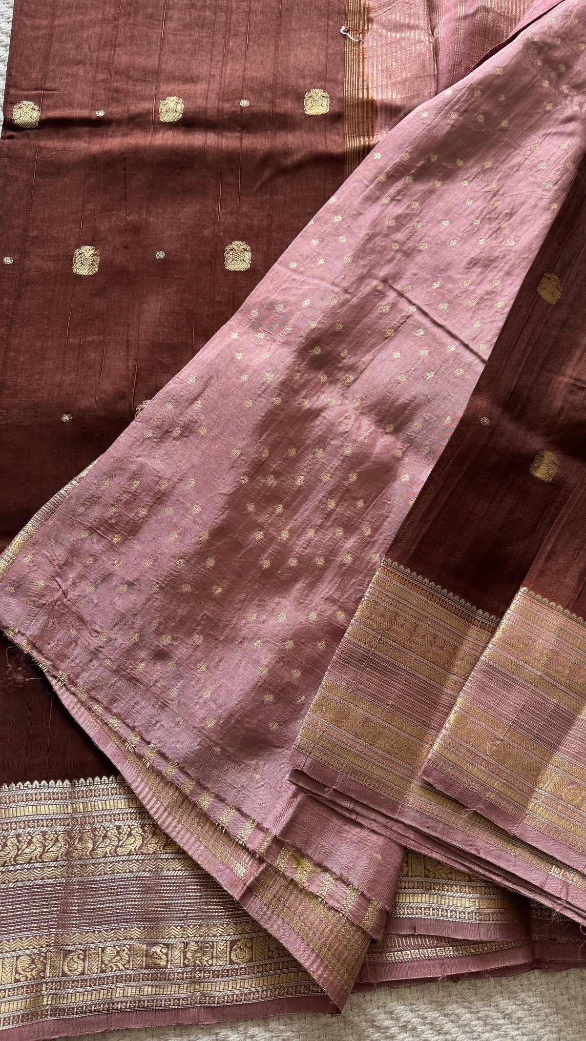 CREPE SILK SUV5653-COFFEEBROWN