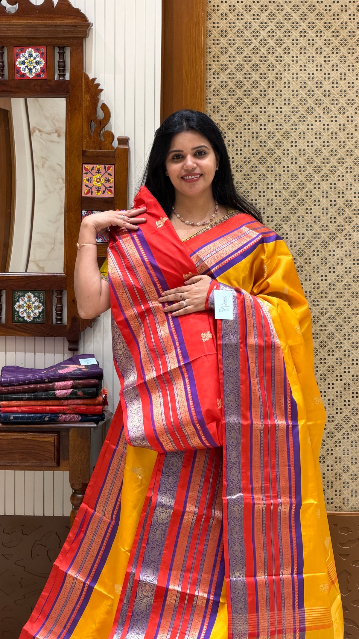 KANCHI CRAPE SUV5665-MUSTARD
