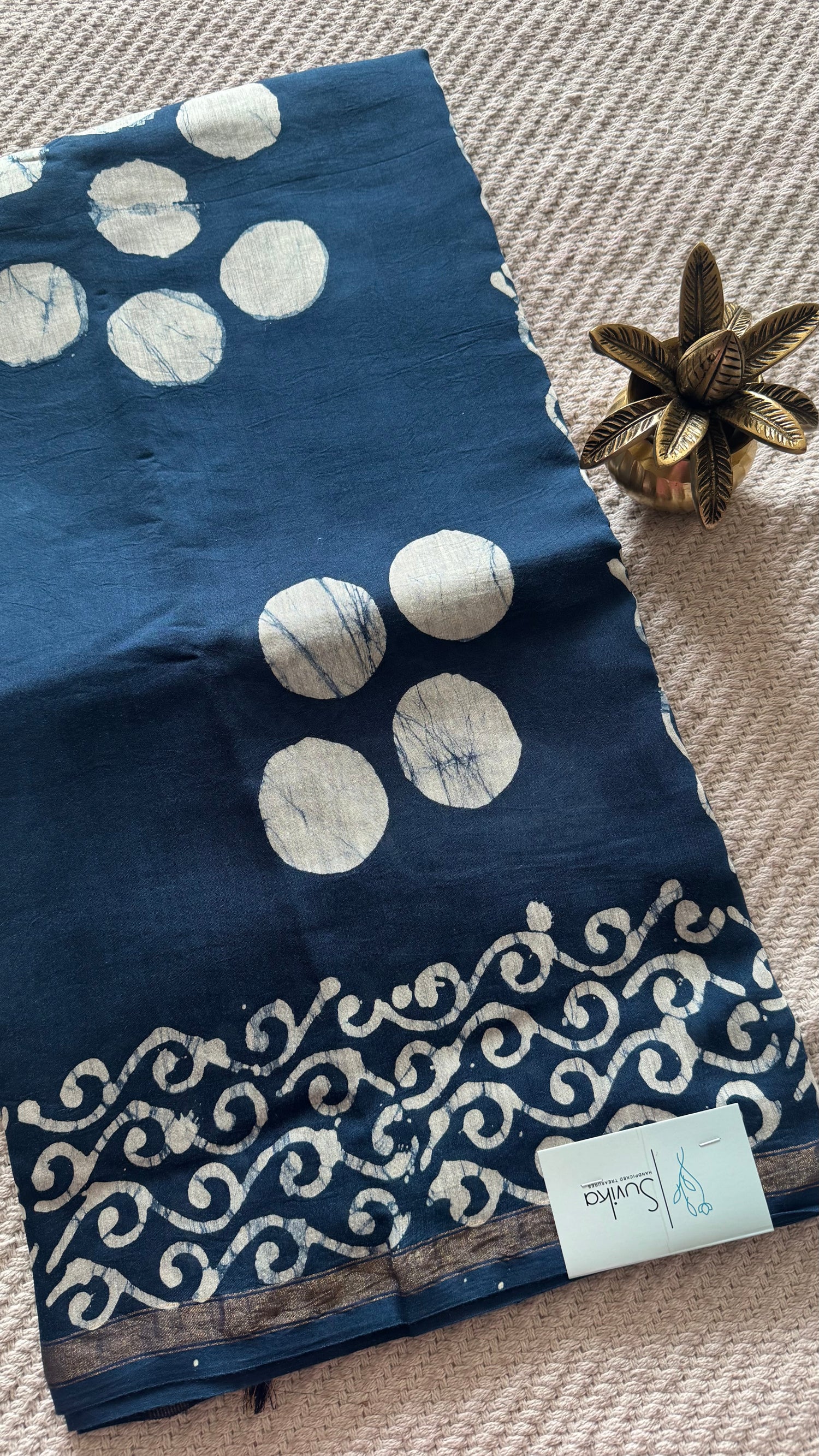 PURE CHANDERI SILK SUV5032-BLUE