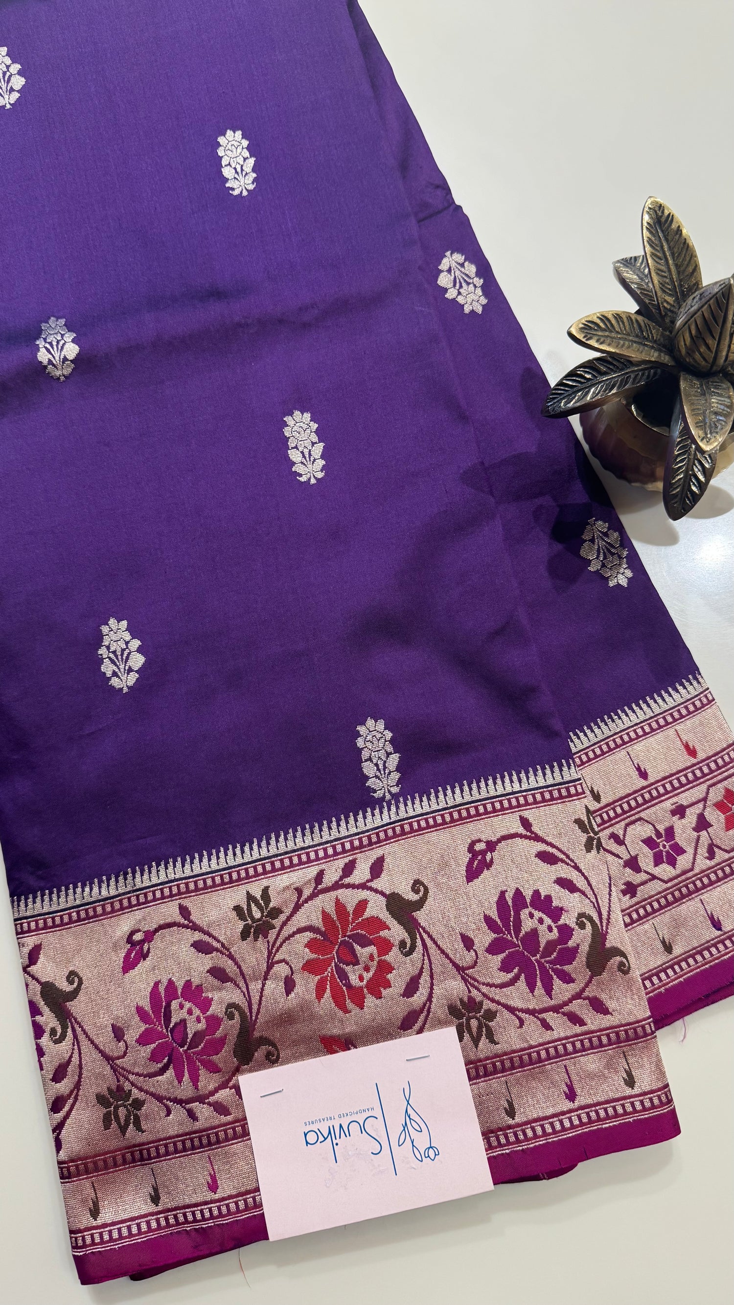 BANARASI KATHAN SOFT SILK PSJV371-PURPLE