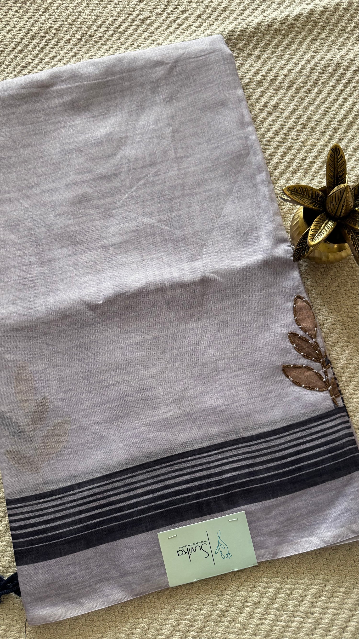 TUSSER SILK SUV4875-LAVENDER