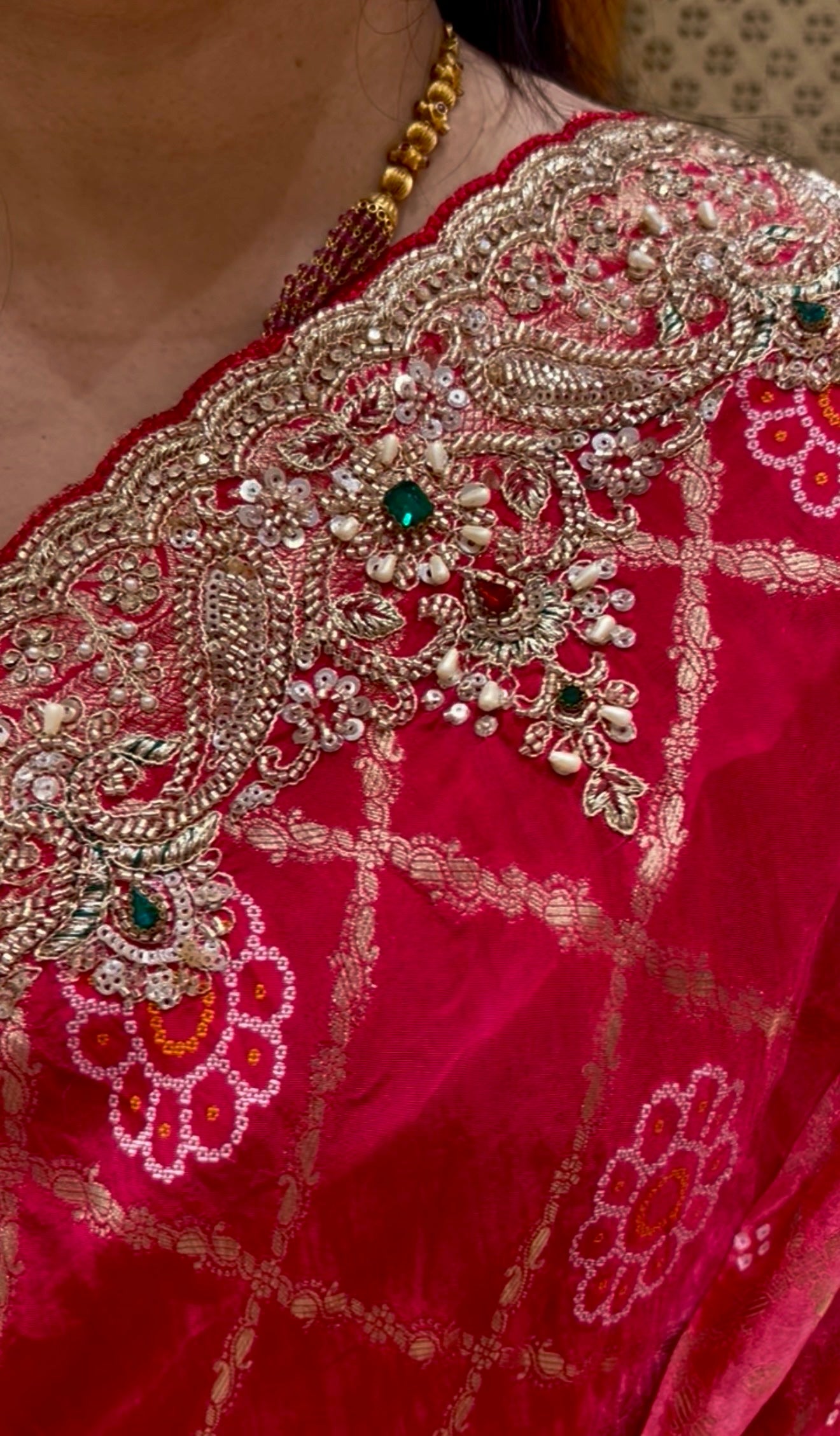 PARTY WEAR SAREE SUV4401-RED