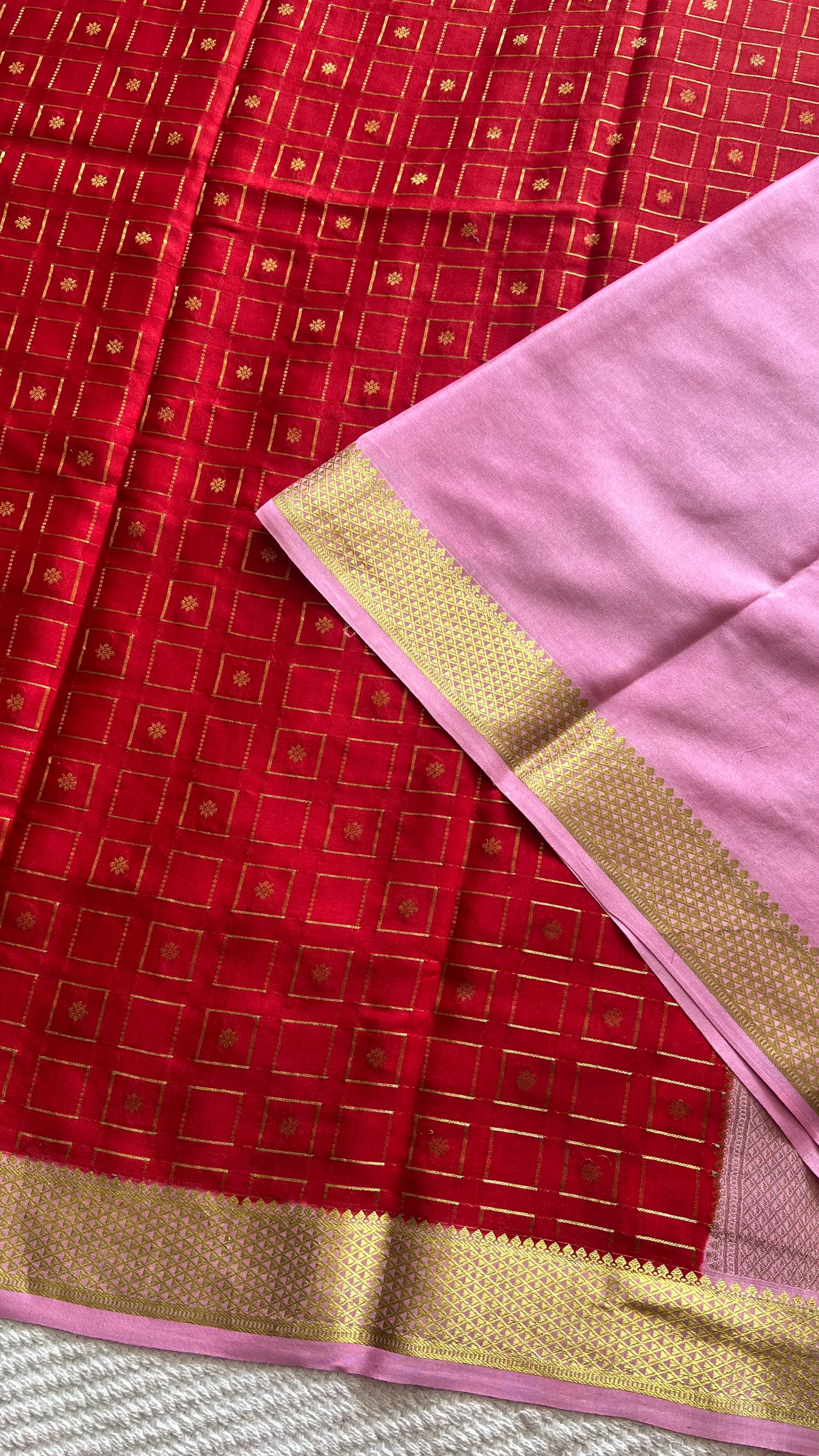 PSUV278-RED WITH BABYPINK