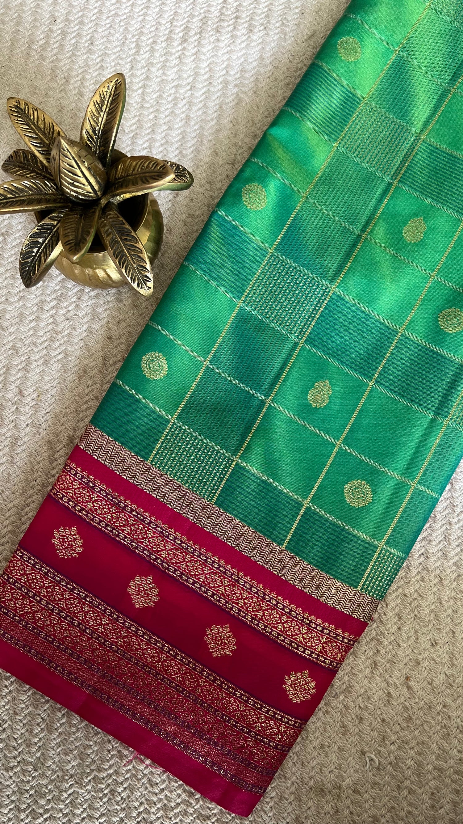 SEMI SOFT SILK SUV5652-GREEN